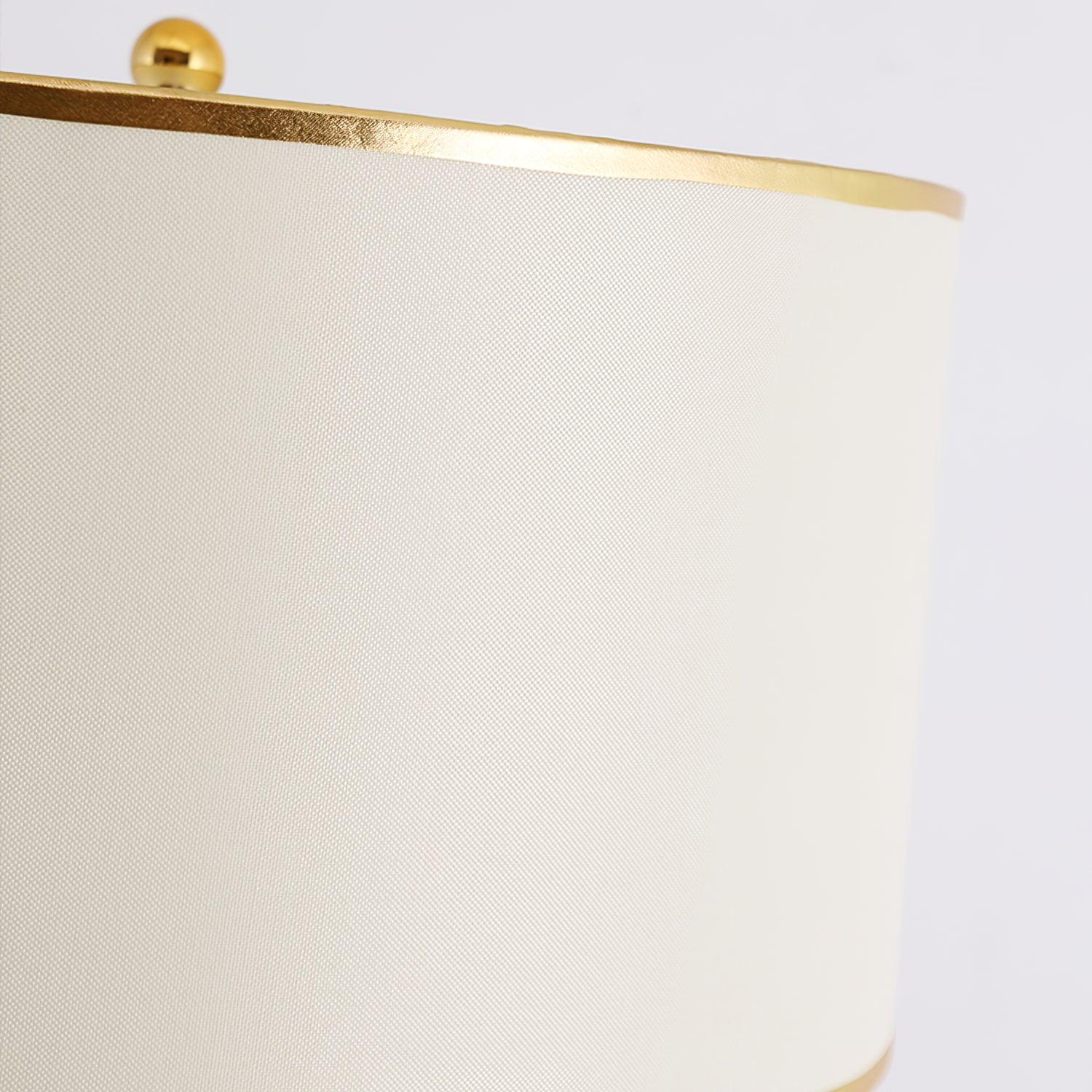 Regalian Fabric Contemporary Floor Lamp-Neutral Decor