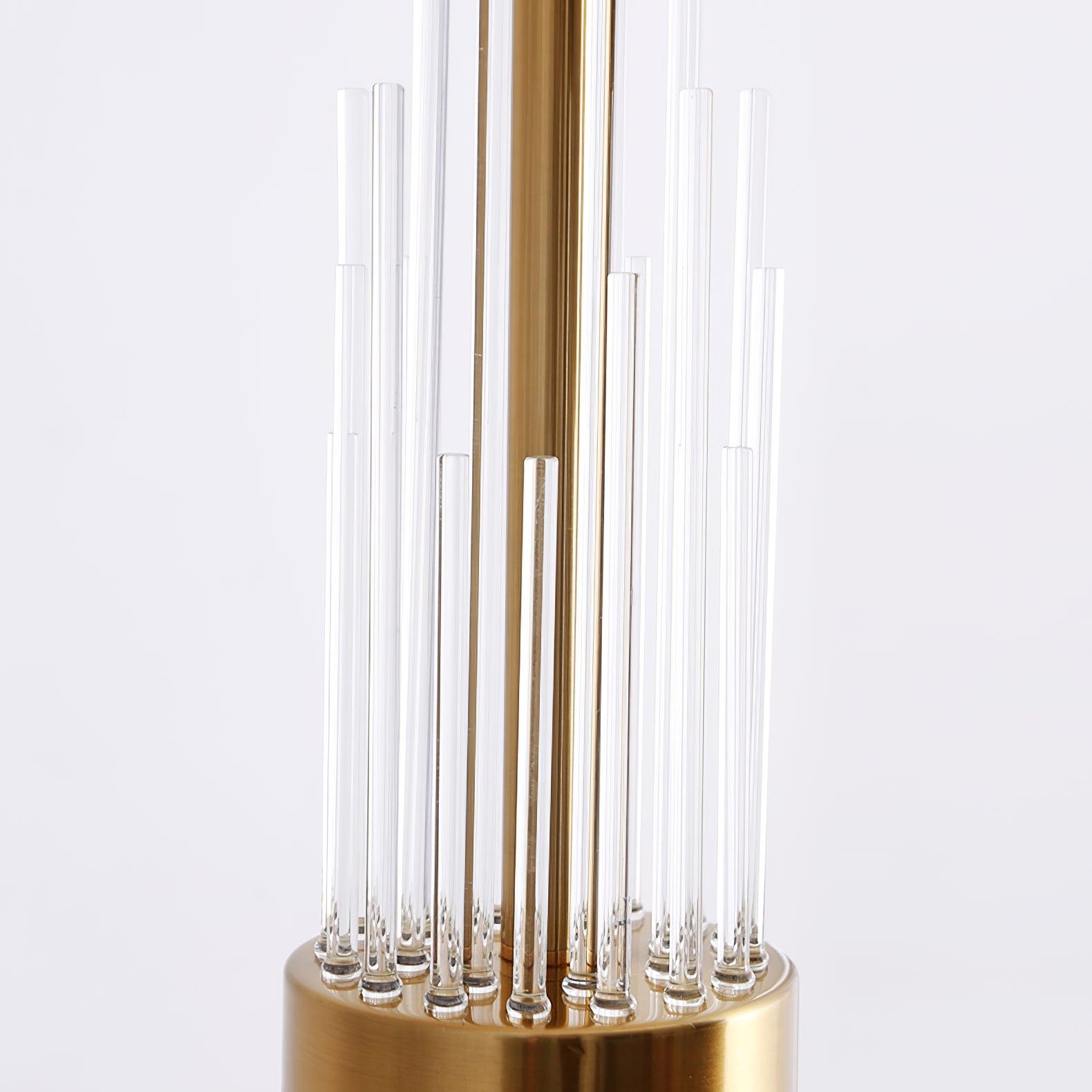 Regalian Fabric Contemporary Floor Lamp-Neutral Decor