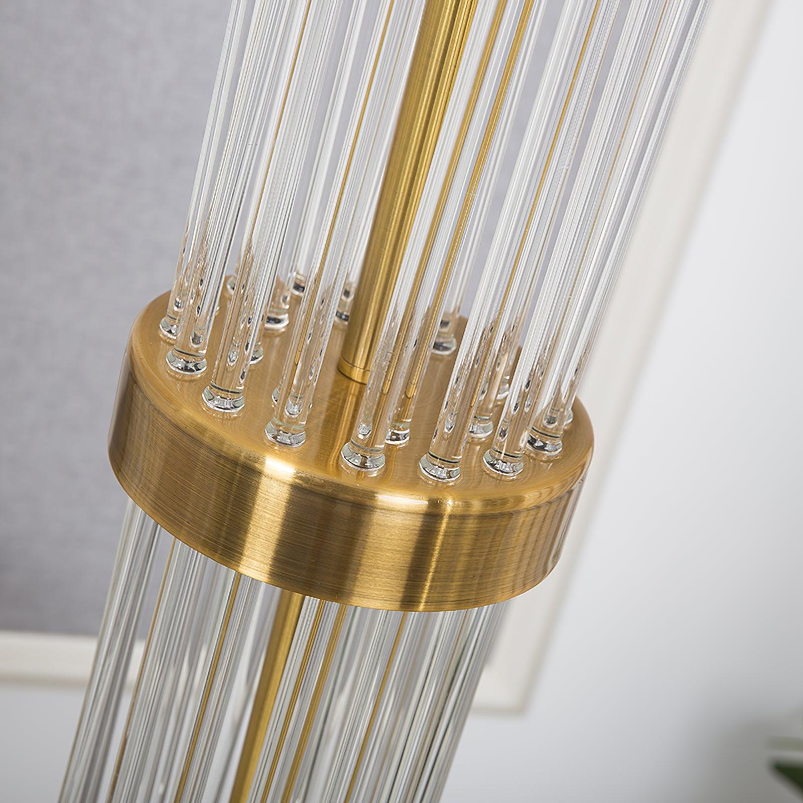 Regalian Fabric Contemporary Floor Lamp-Neutral Decor