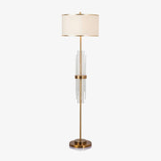 Regalian Fabric Contemporary Floor Lamp-Neutral Decor