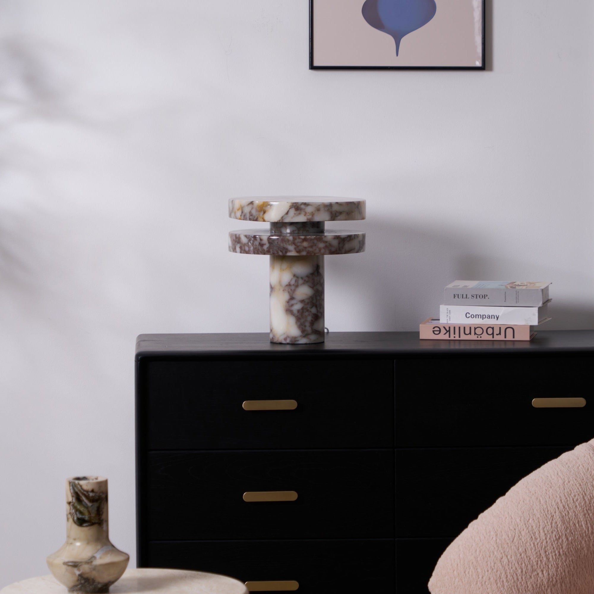 Lume Marble Table Lamp-Neutral Decor