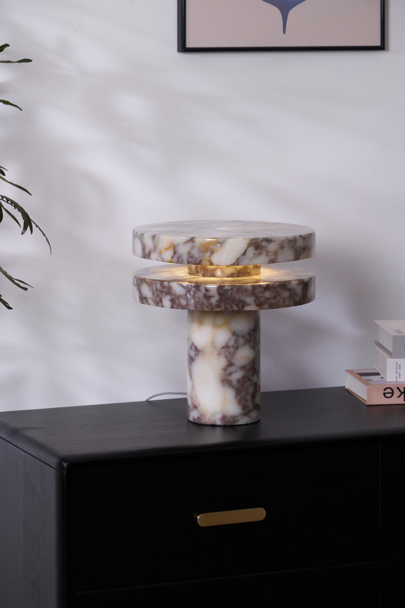 Lume Marble Table Lamp-Neutral Decor