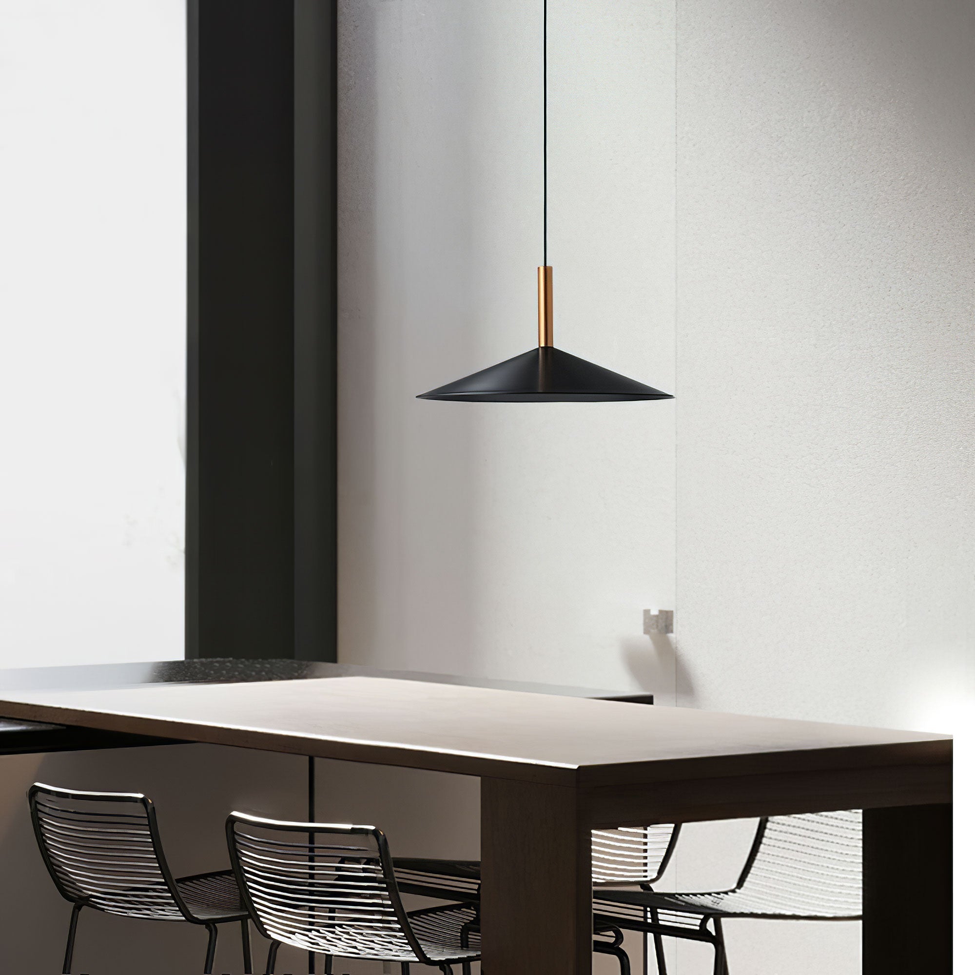 Vezoror Conical Pendant Light-Neutral Decor