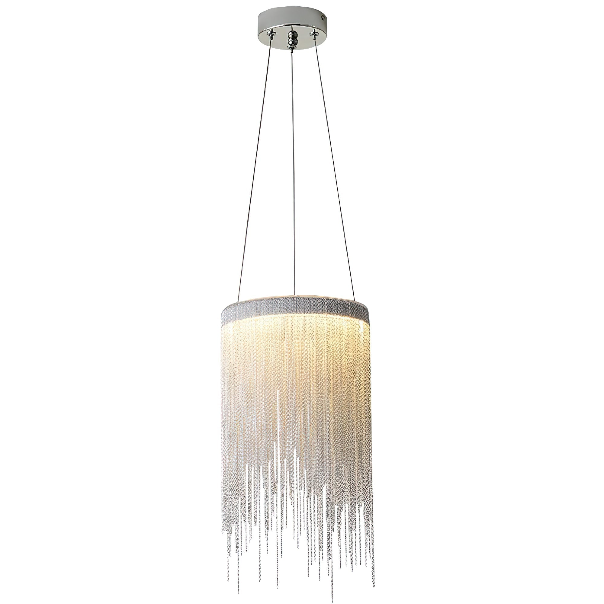 Arsoliel Postmodern Luxury Chain Tassel Pendant Light-Neutral Decor