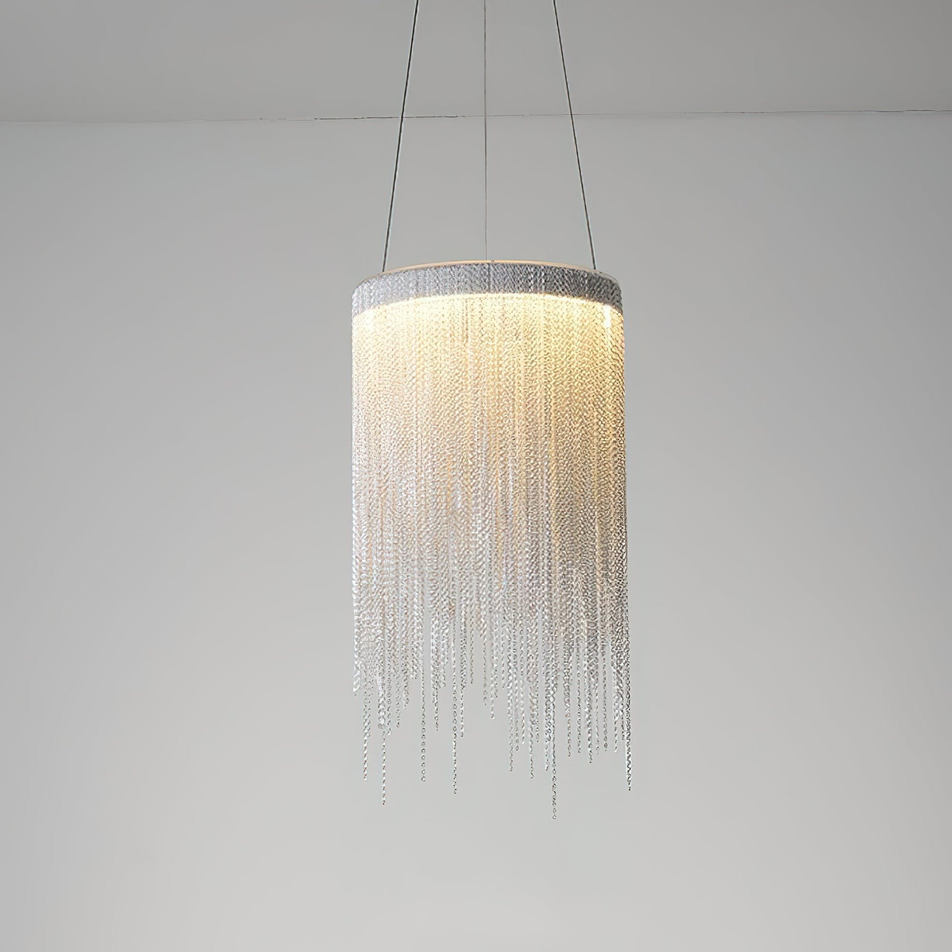 Arsoliel Postmodern Luxury Chain Tassel Pendant Light-Neutral Decor