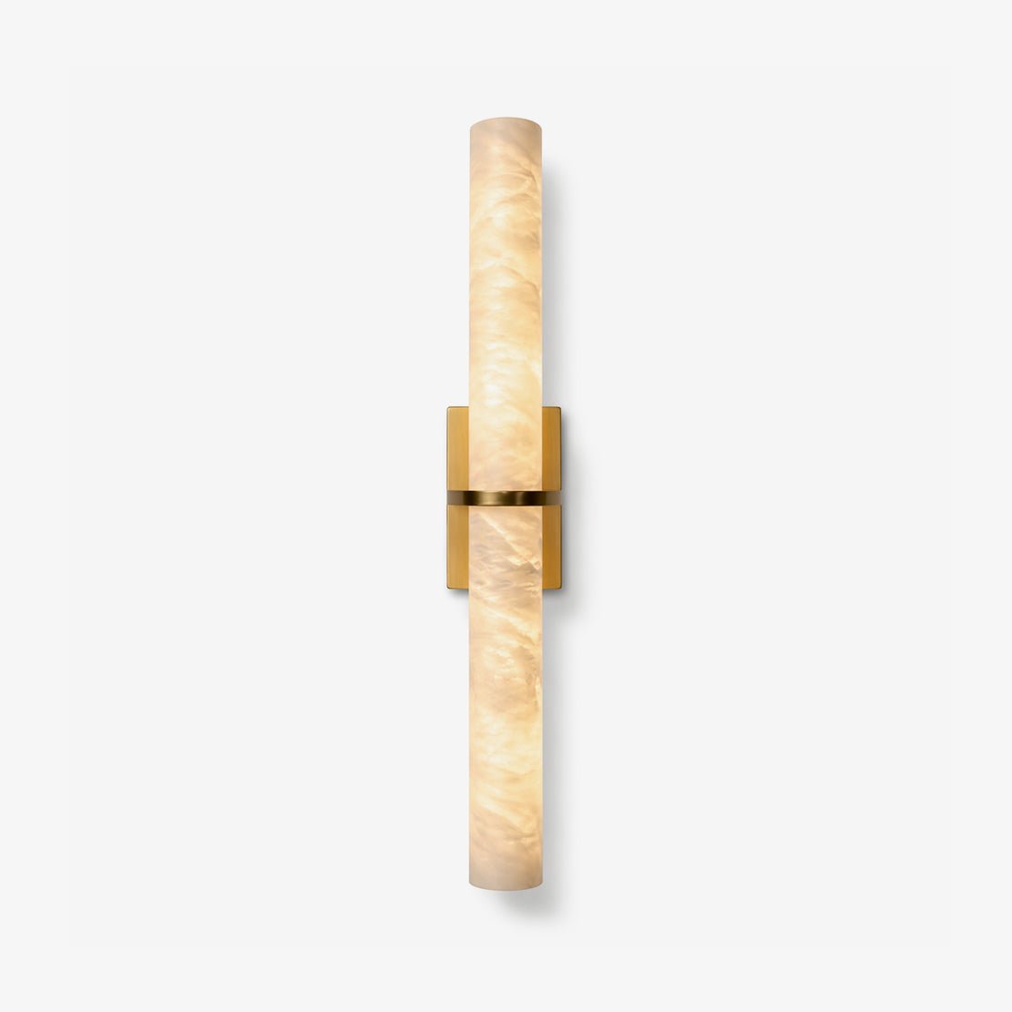 Aluna Alabaster Bar Wall Light-Neutral Decor