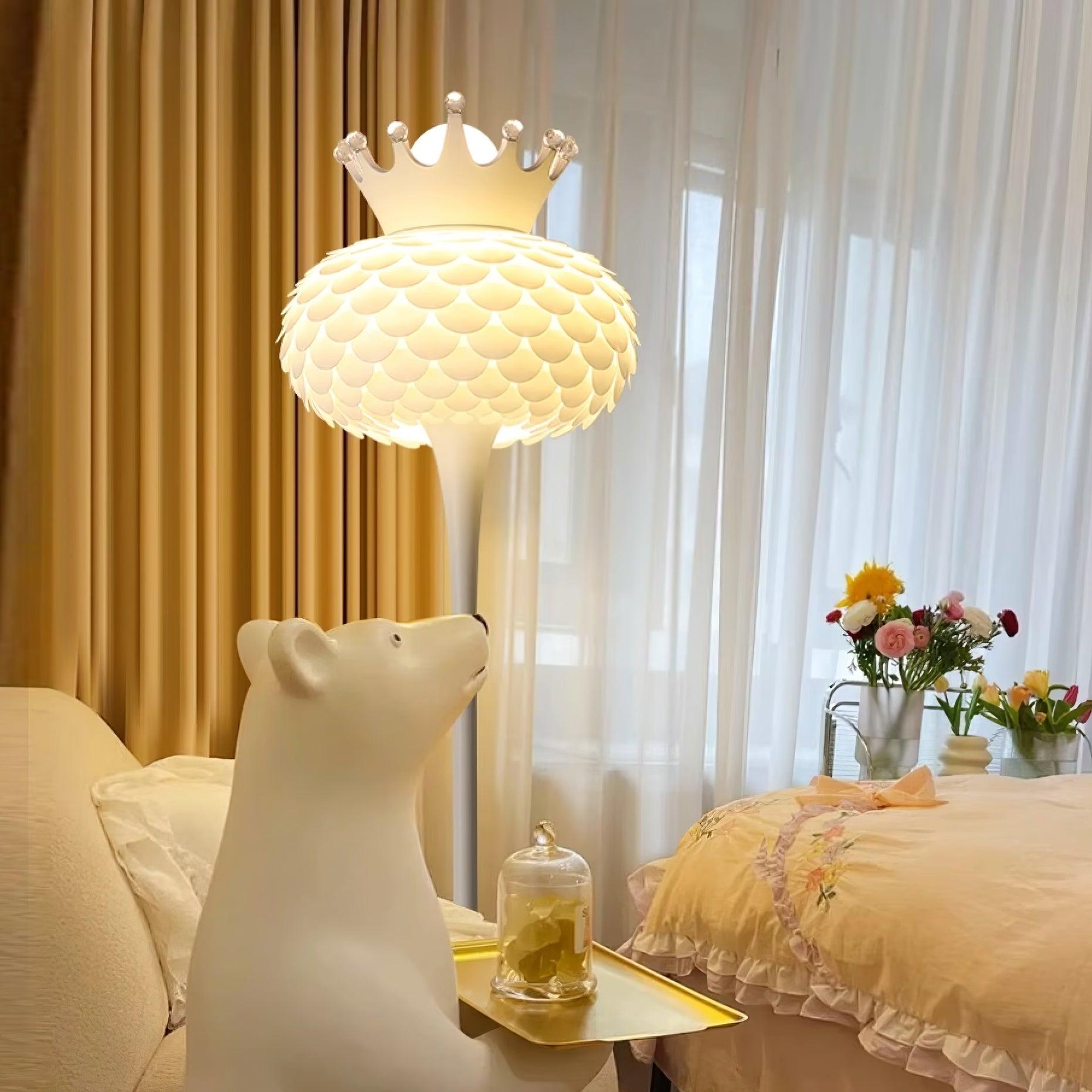 Regal Modern PVC Floor Lamp-Neutral Decor