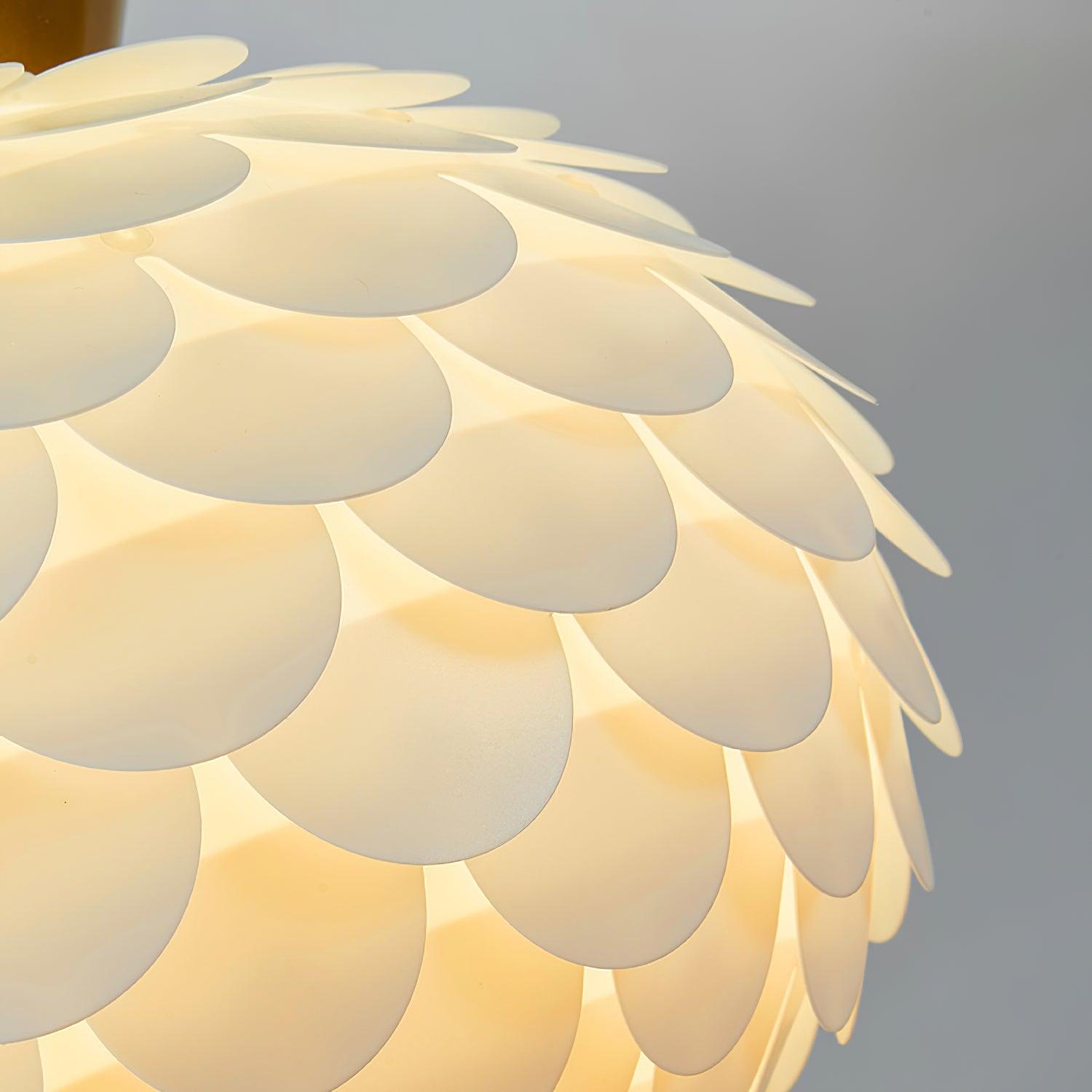 Keloz Pendant Lamp Acrylic Scalloped Crown Whimsical-Neutral Decor