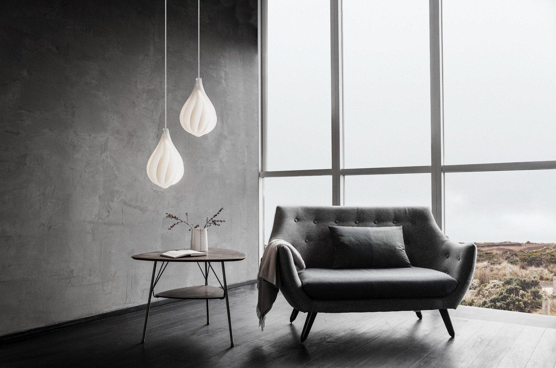 Ersoran Modern Minimalist Nordic Plastic Pendant Light-Neutral Decor