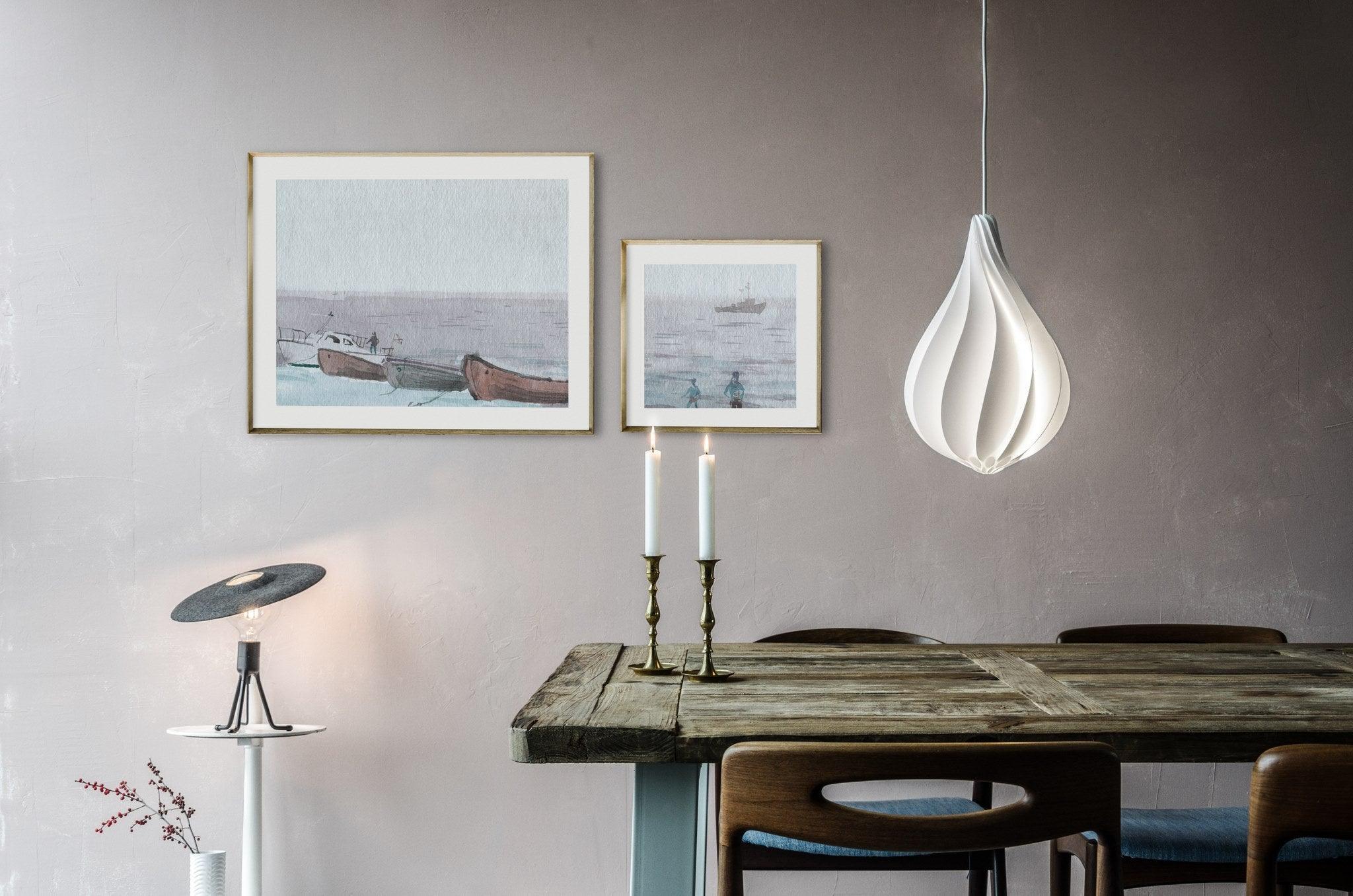 Ersoran Modern Minimalist Nordic Plastic Pendant Light-Neutral Decor