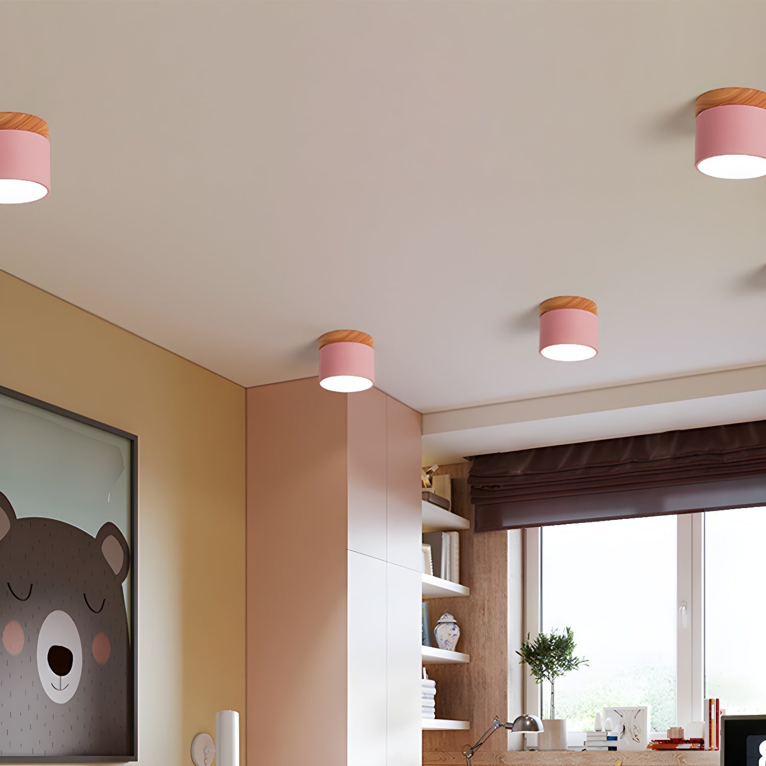 Caveleth Modern Minimalist Wooden Surface Downlight-Neutral Decor