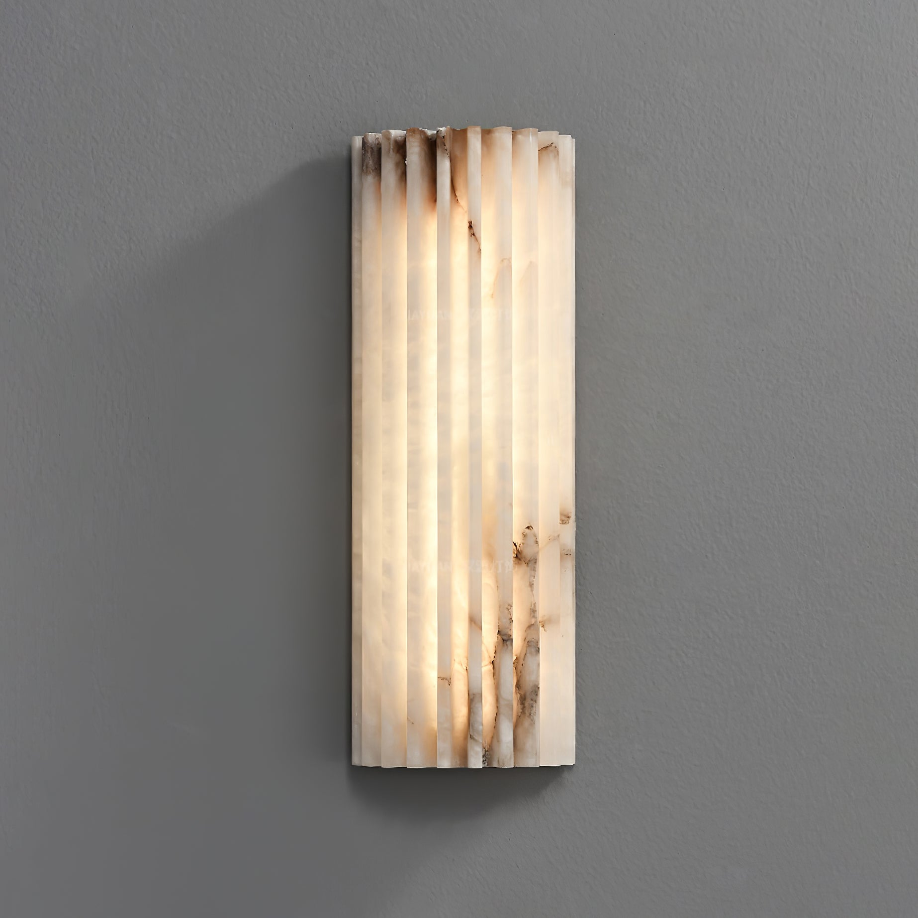 Deveny Alabaster Wall Lamp-Neutral Decor