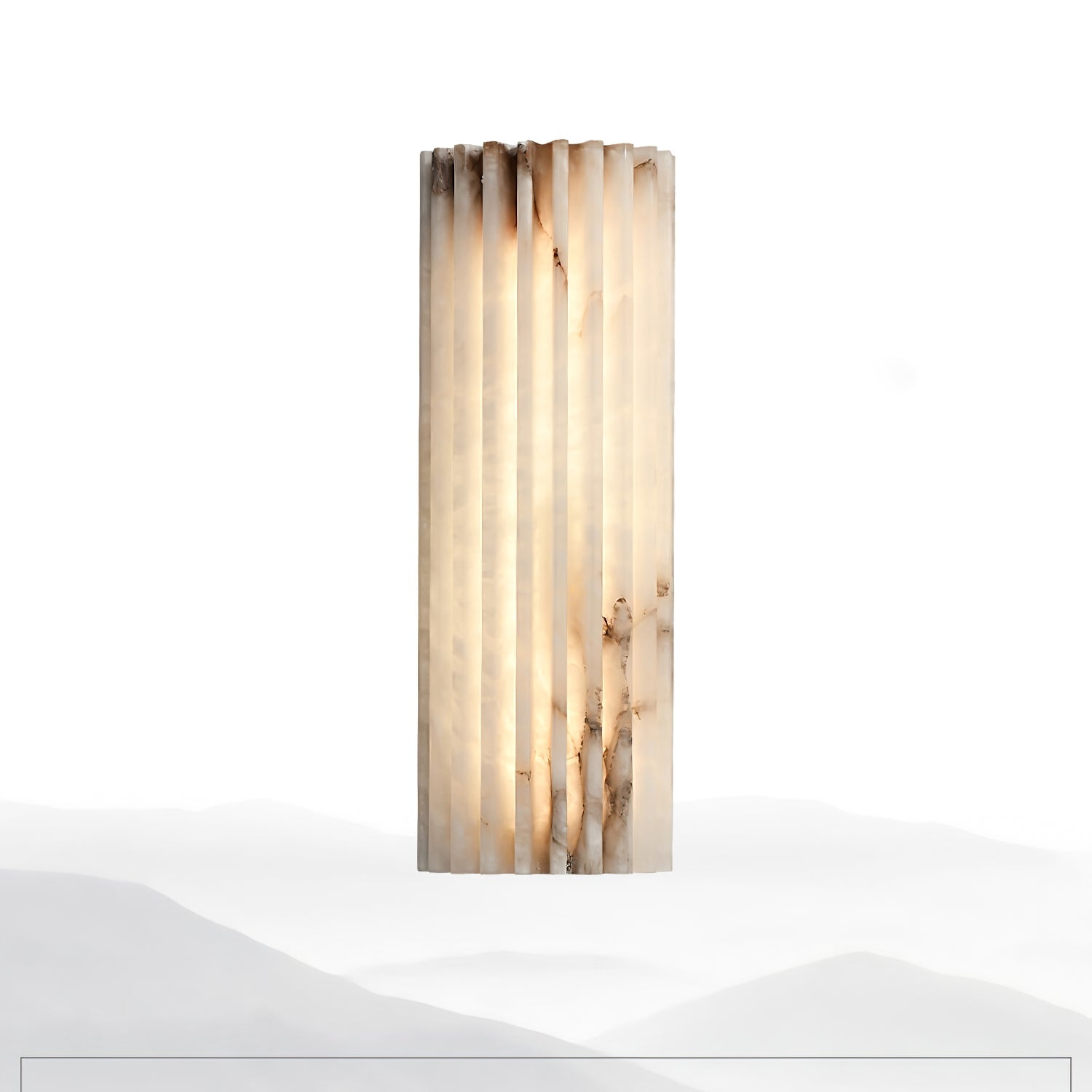 Deveny Alabaster Wall Lamp-Neutral Decor