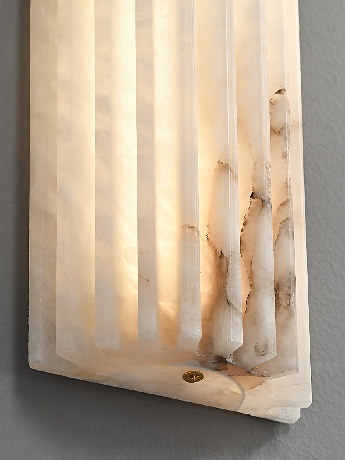 Deveny Alabaster Wall Lamp-Neutral Decor