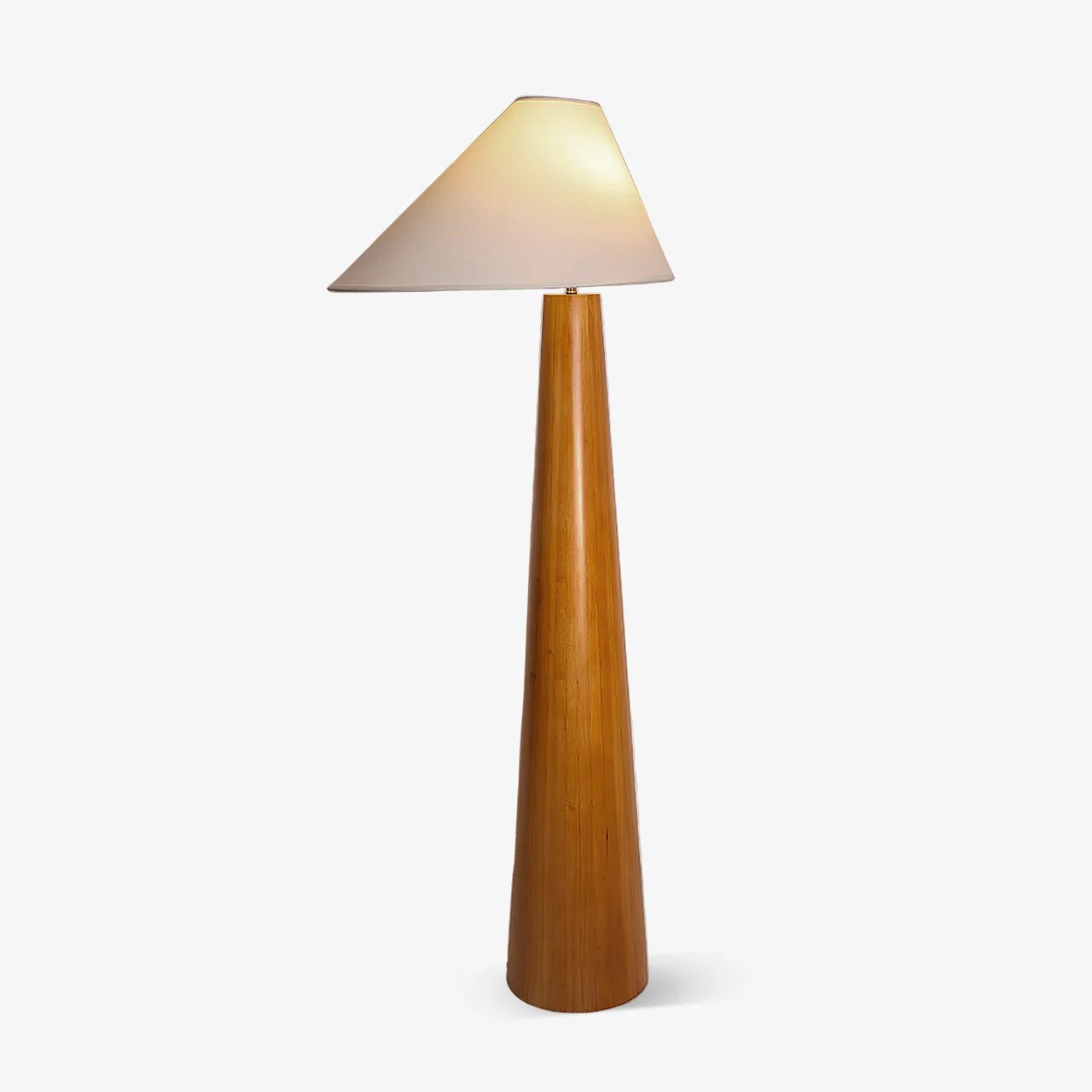 Pinnacle Minimalist Wood Floor Lamp-Neutral Decor