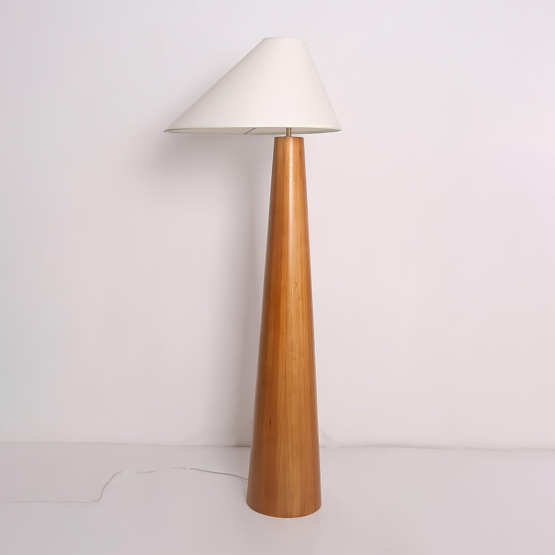 Pinnacle Minimalist Wood Floor Lamp-Neutral Decor