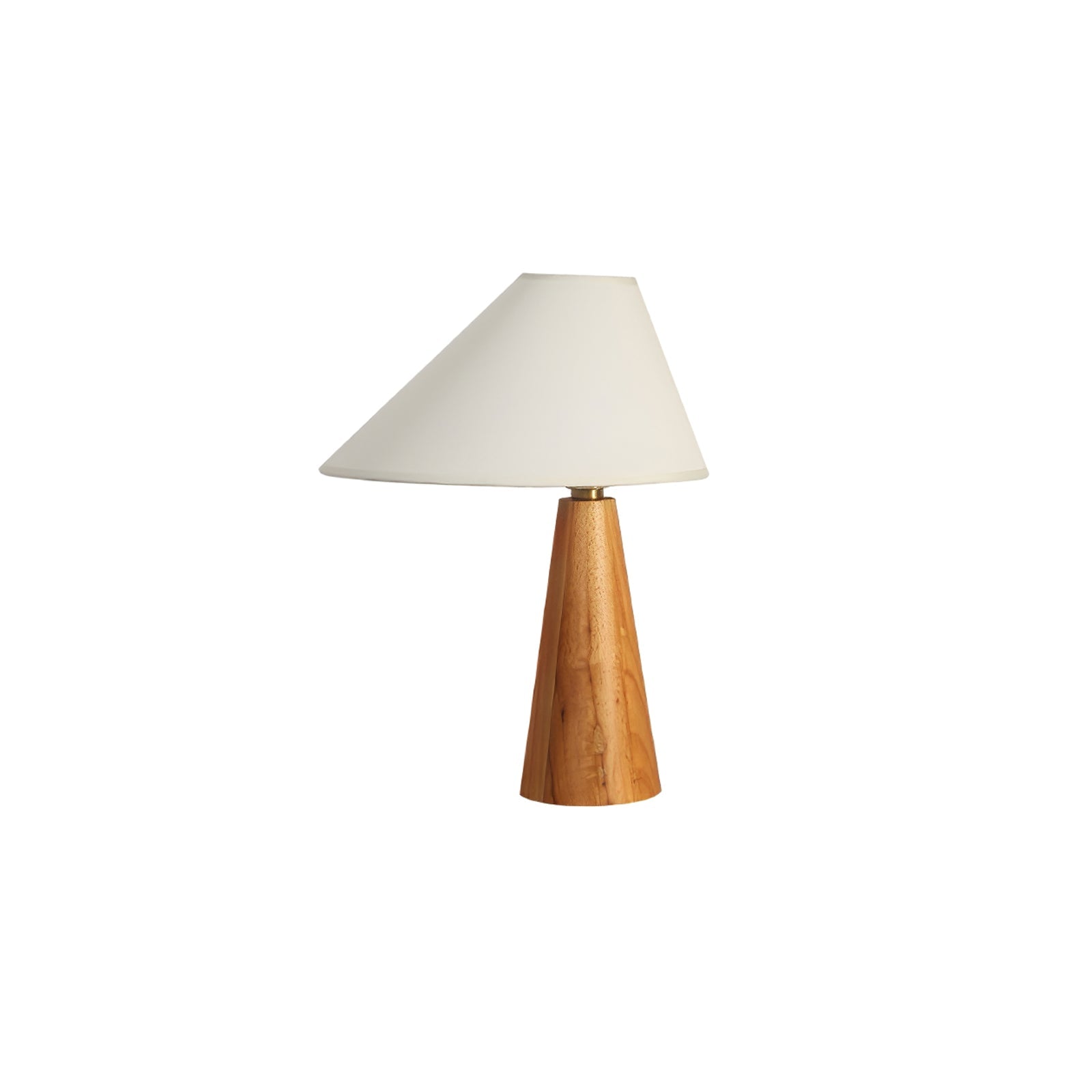 Mirose Wood Fabric Rustic Table Lamp-Neutral Decor