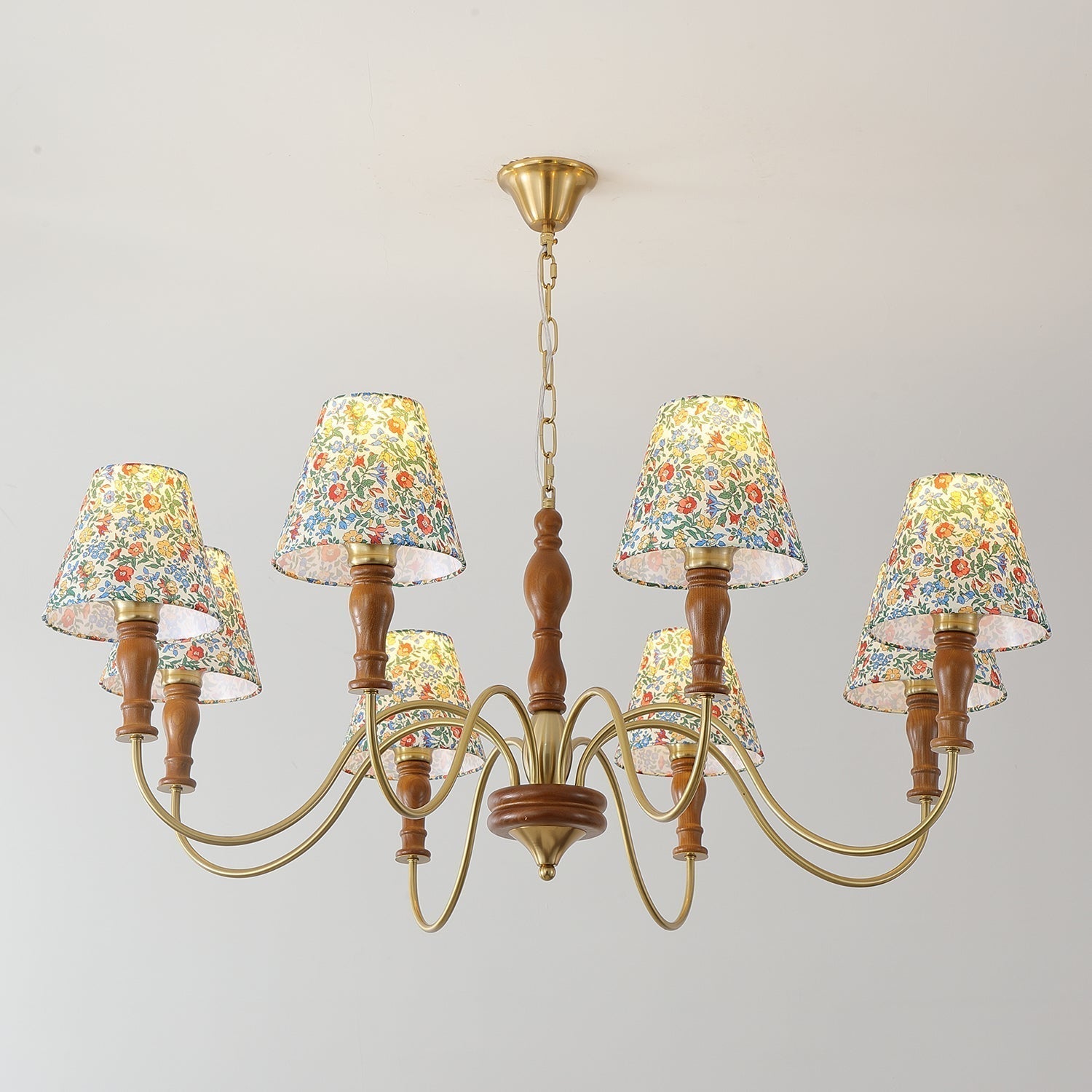 Cassian Chandelier Flower Fabric - Neutralighting