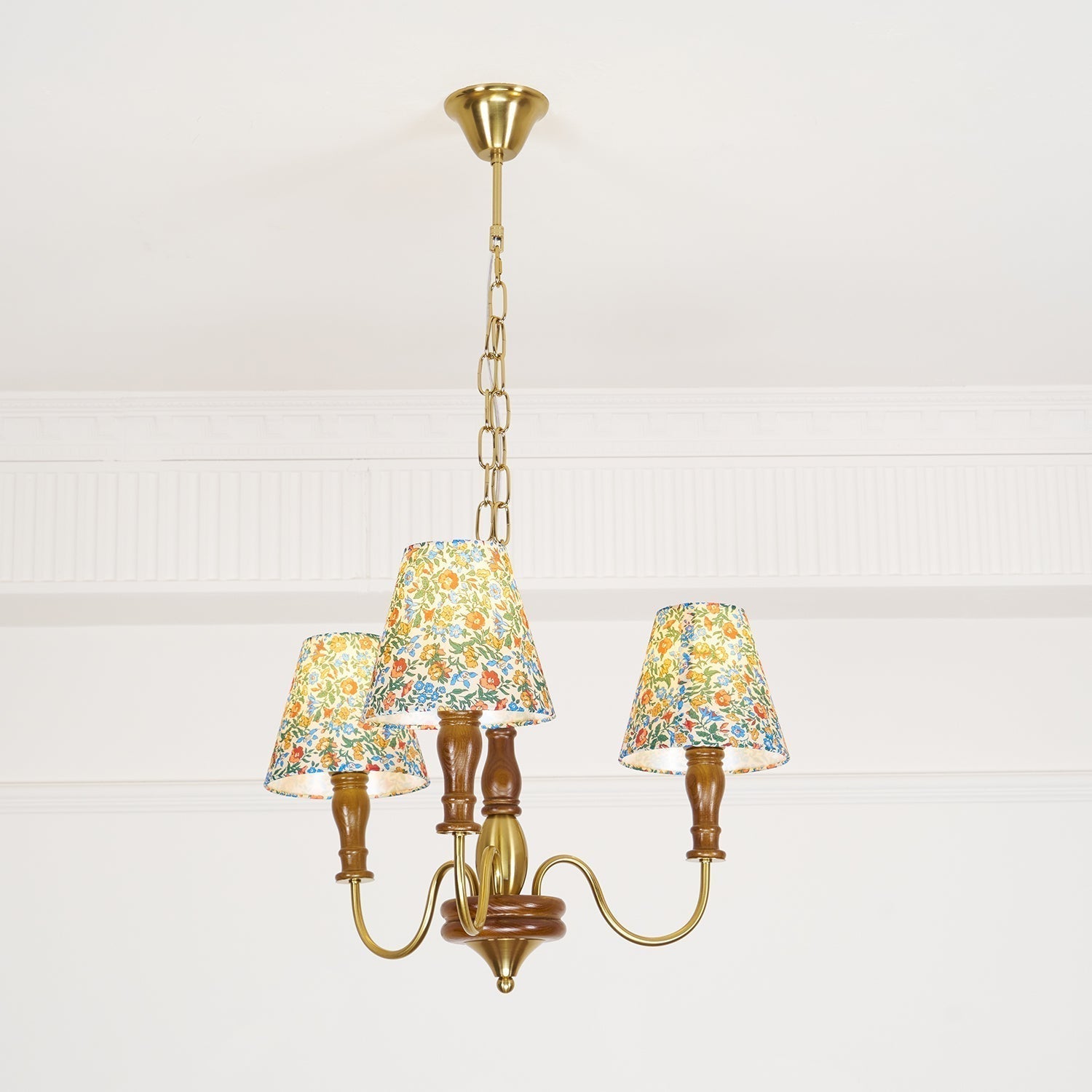 Cassian Chandelier Flower Fabric - Neutralighting