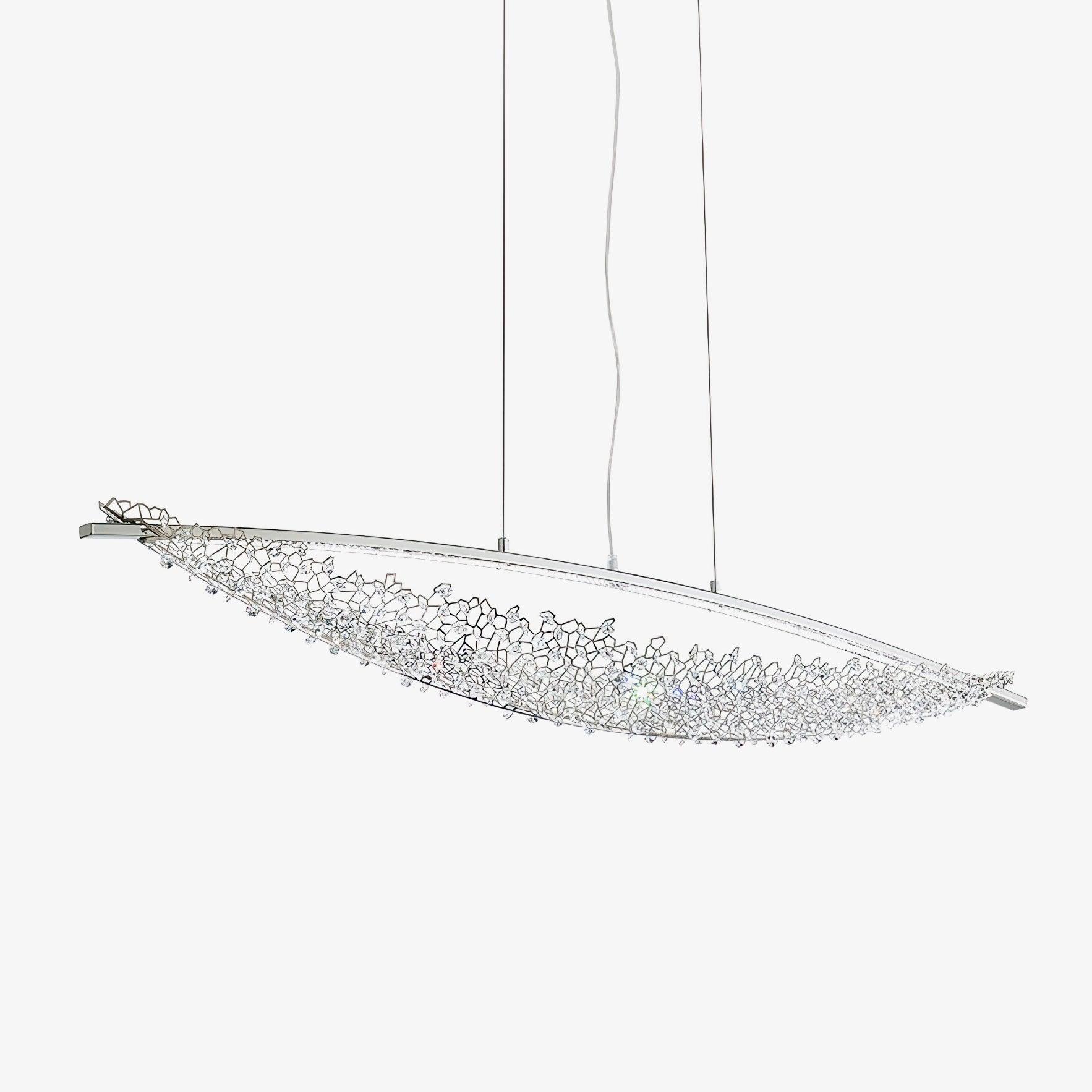 Elvarin Crystal Pendant Light-Neutral Decor