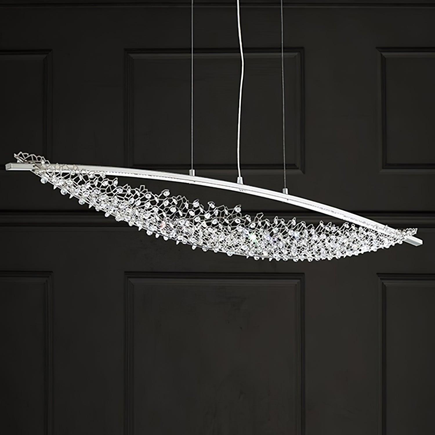 Elvarin Crystal Pendant Light-Neutral Decor