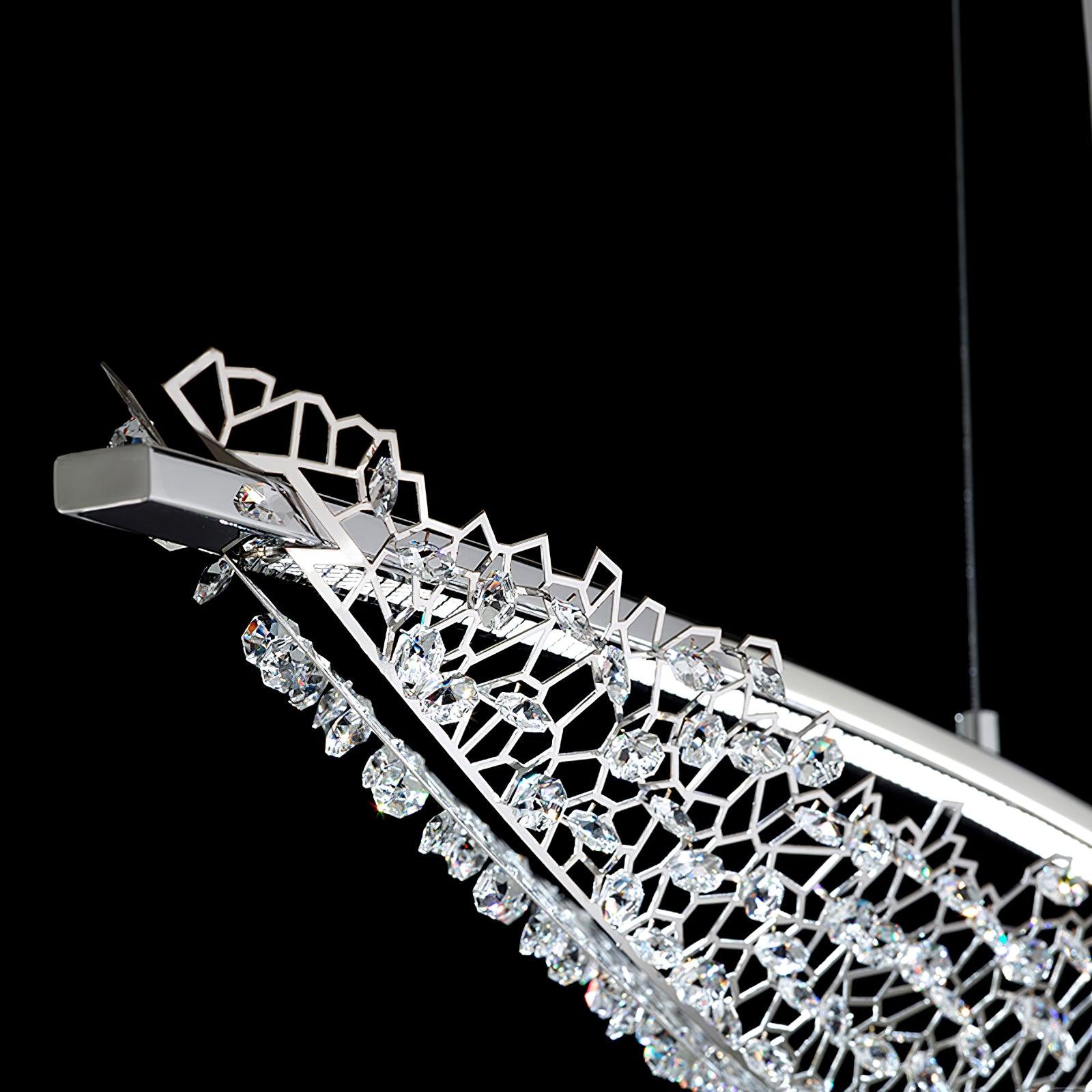 Elvarin Crystal Pendant Light-Neutral Decor