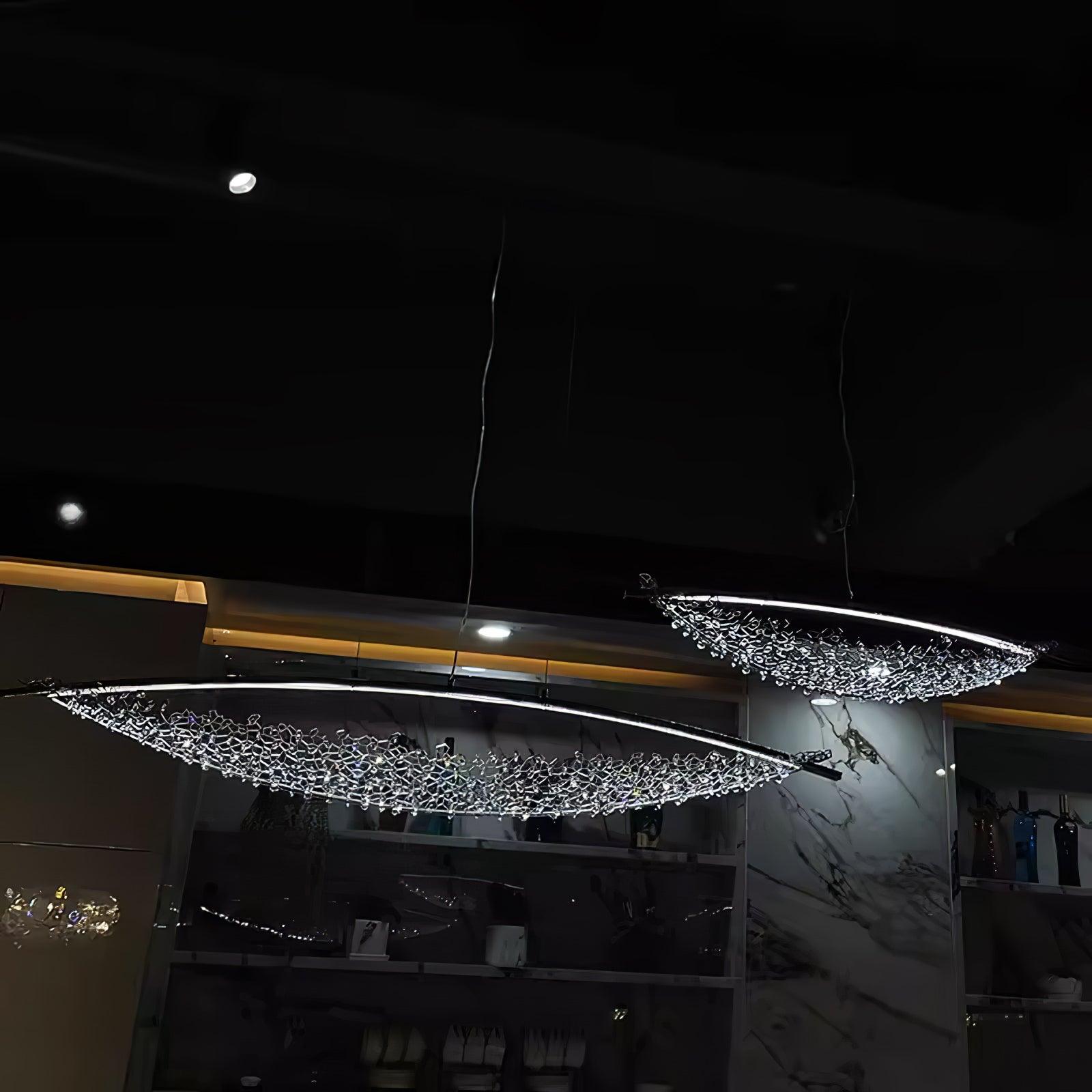 Elvarin Crystal Pendant Light-Neutral Decor