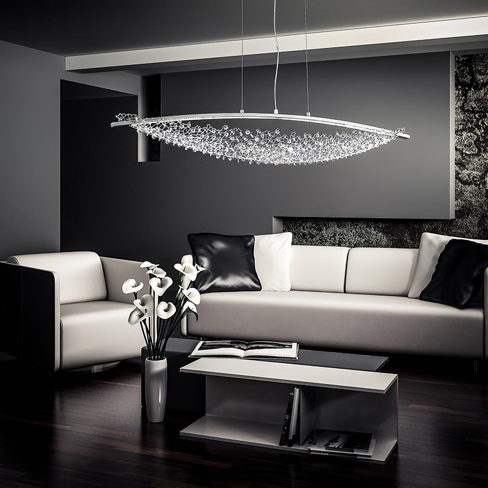 Elvarin Crystal Pendant Light-Neutral Decor