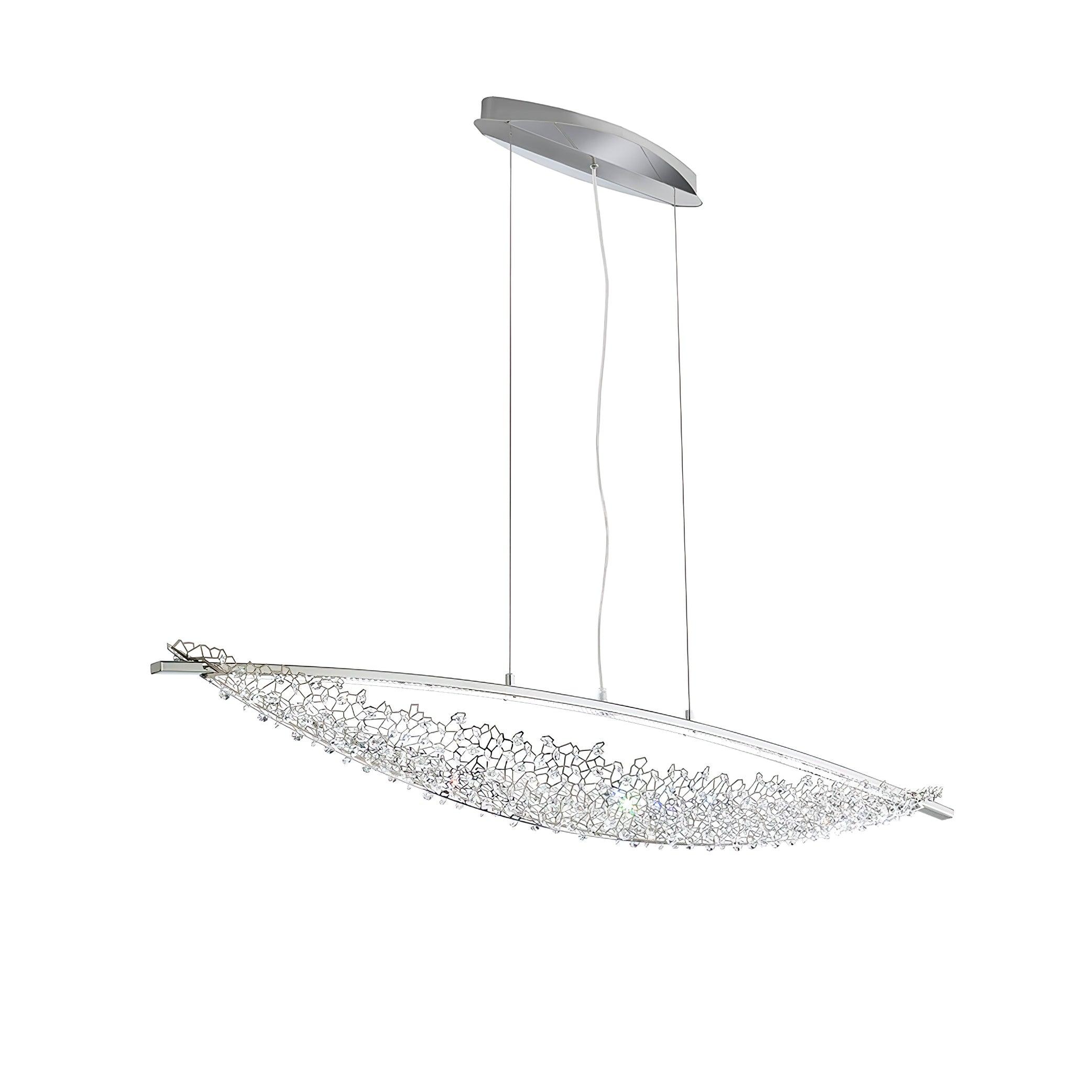 Elvarin Crystal Pendant Light-Neutral Decor