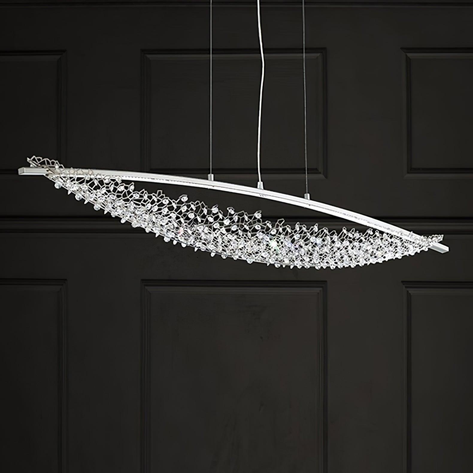 Elvarin Crystal Pendant Light-Neutral Decor