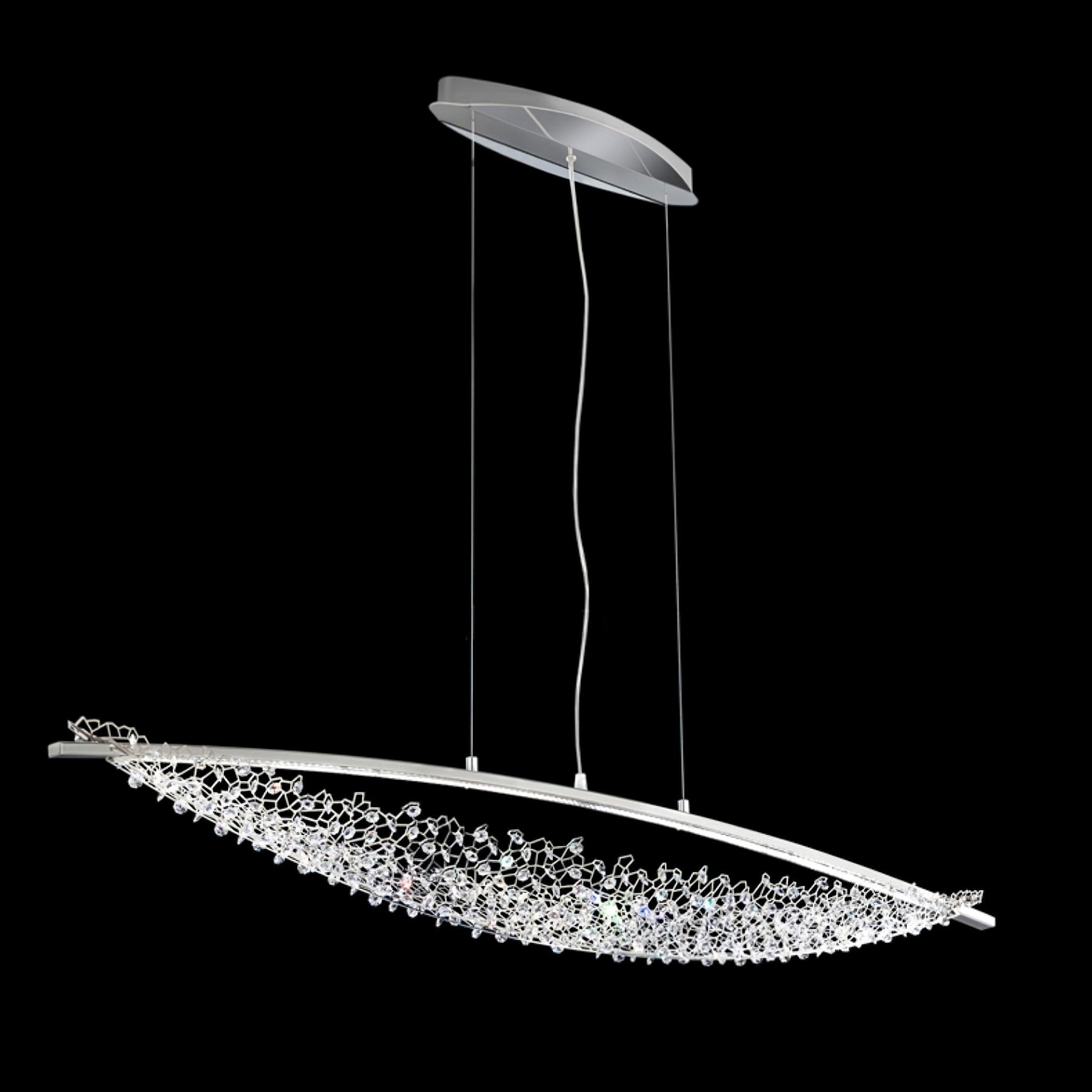 Elvarin Crystal Pendant Light-Neutral Decor