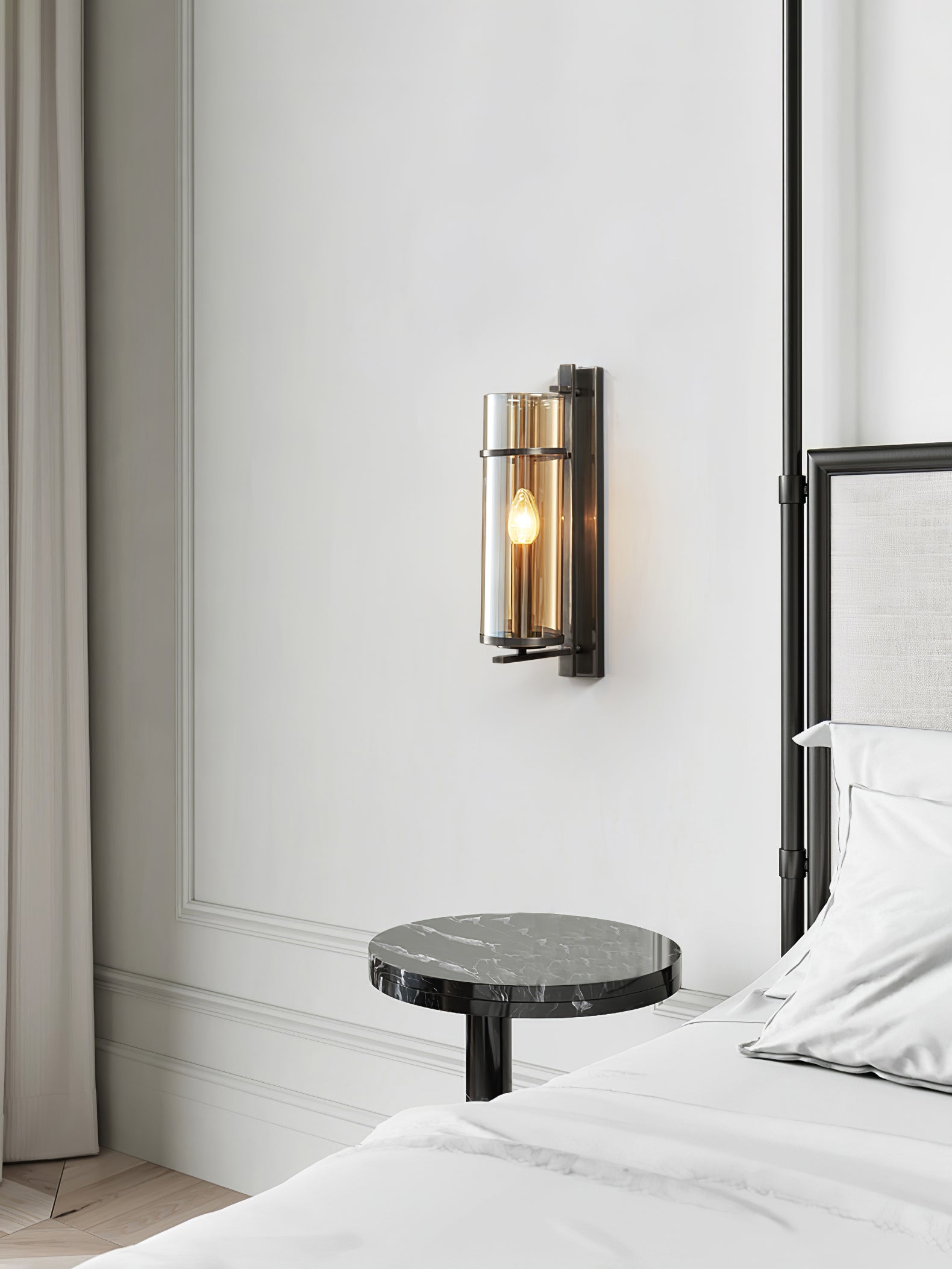 Niroxen Premium Nordic Art Glass Wall Lamp-Neutral Decor