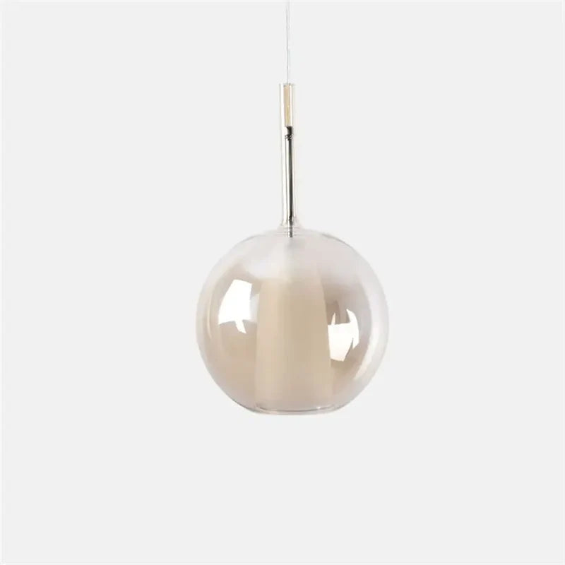 Valentina Pendant Light Glass Modern Sphere LED Dining Room - Neutral Decor
