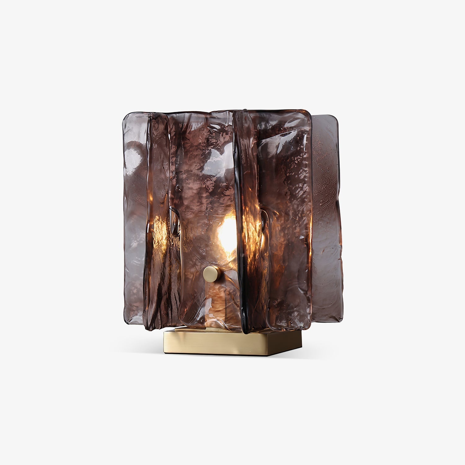 Avlaear Artisan Glass Desk Lamp-Neutral Decor