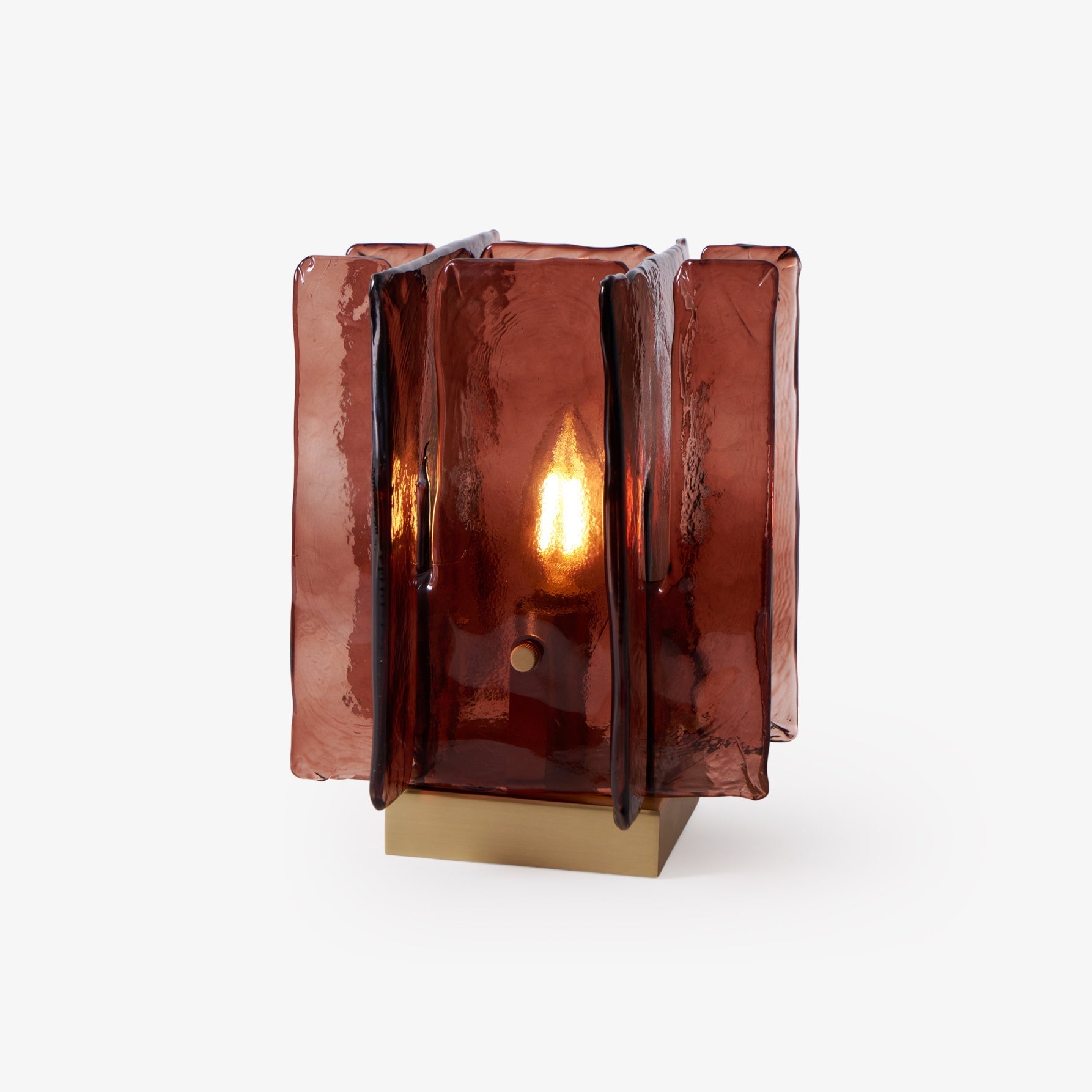 Avlaear Artisan Glass Desk Lamp-Neutral Decor