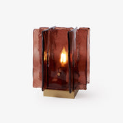 Avlaear Artisan Glass Desk Lamp-Neutral Decor
