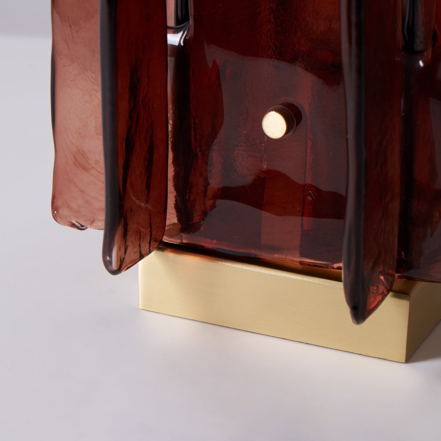 Avlaear Artisan Glass Desk Lamp-Neutral Decor