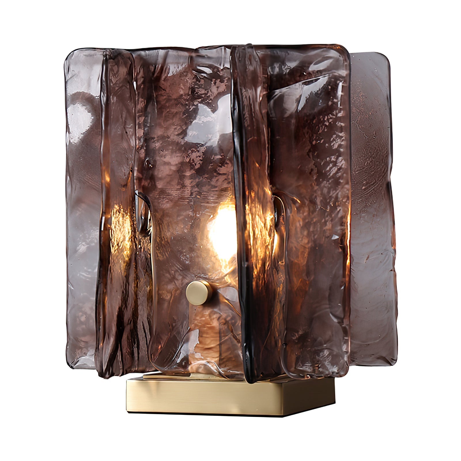 Avlaear Artisan Glass Desk Lamp-Neutral Decor