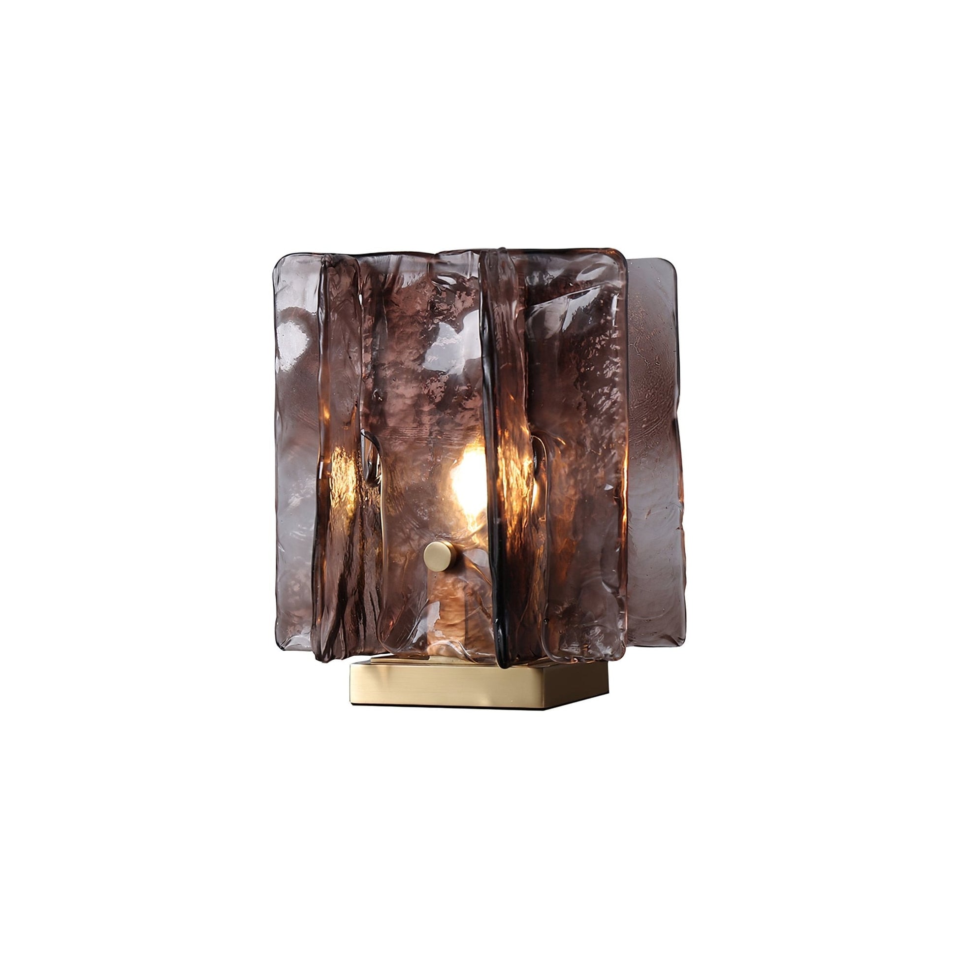 Avlaear Artisan Glass Desk Lamp-Neutral Decor