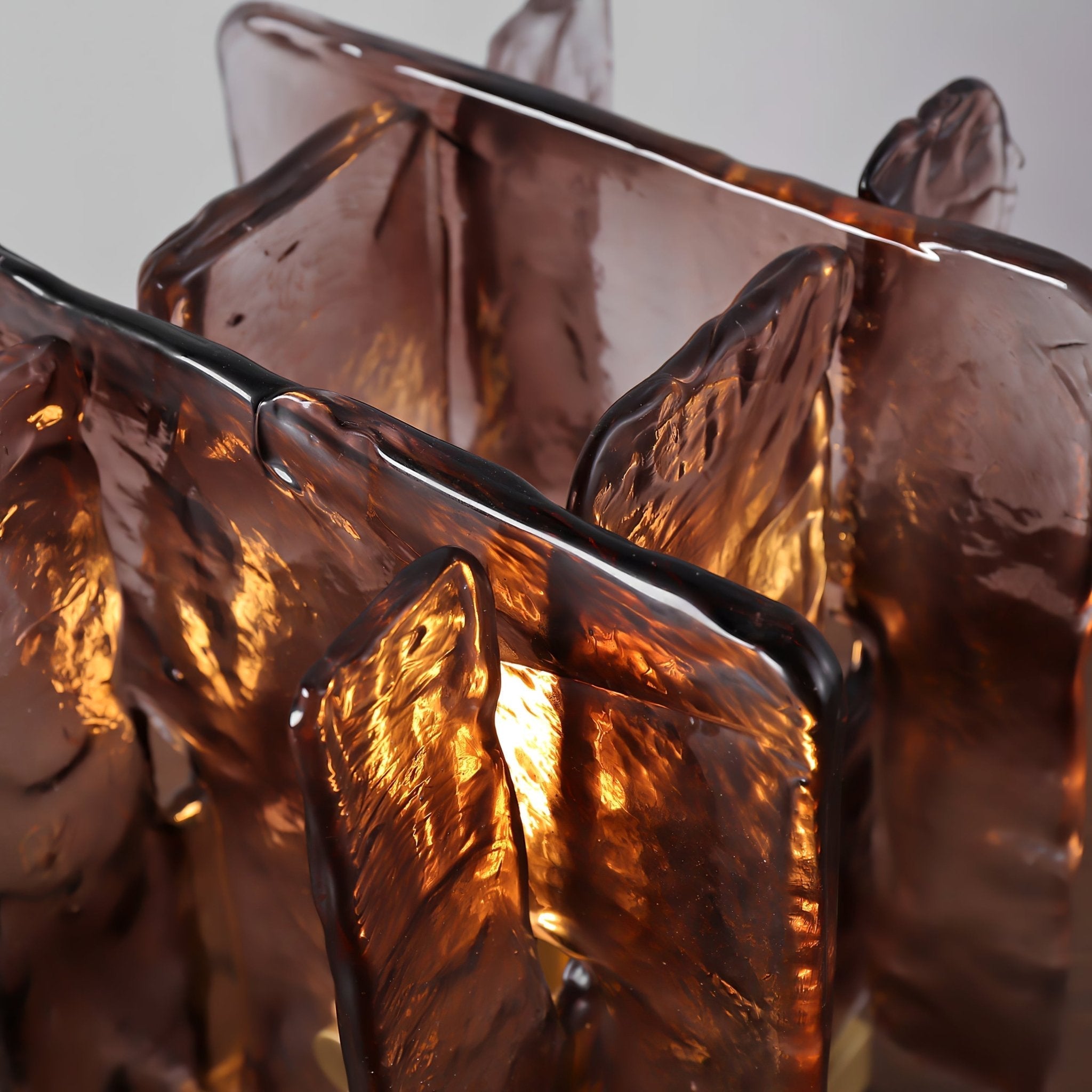 Avlaear Artisan Glass Desk Lamp-Neutral Decor