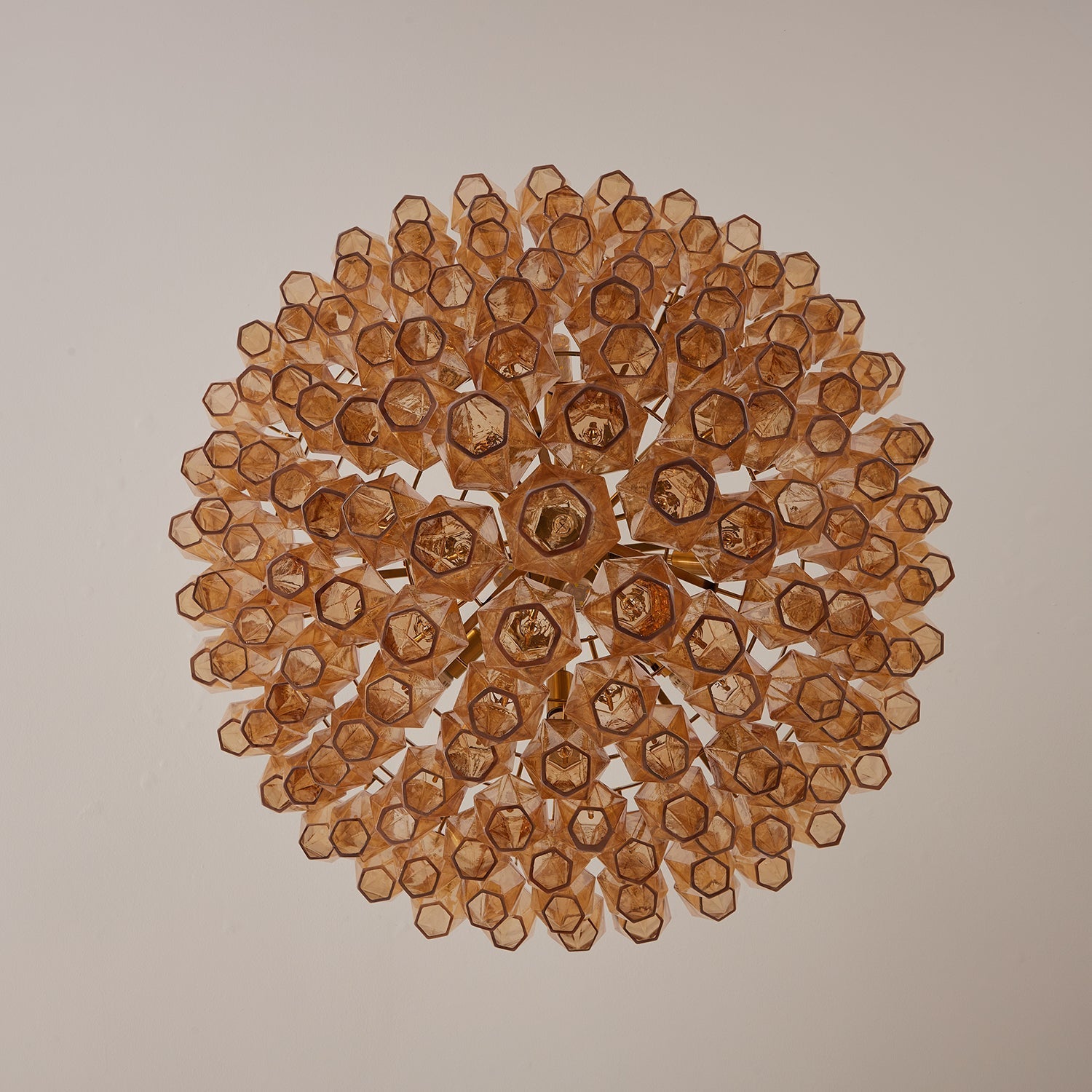 Aurora Chandelier Amber Empire Prism-Neutral Decor