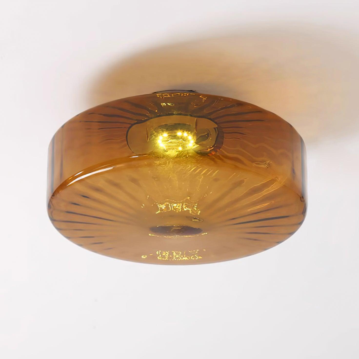 June Amber Glass Ceiling Light - Neutralighting