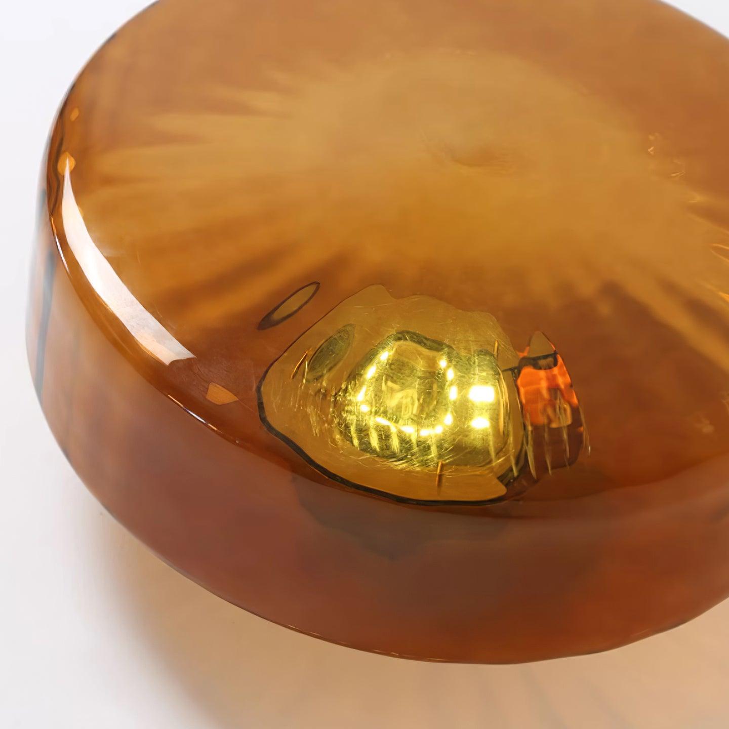 June Amber Glass Ceiling Light - Neutralighting