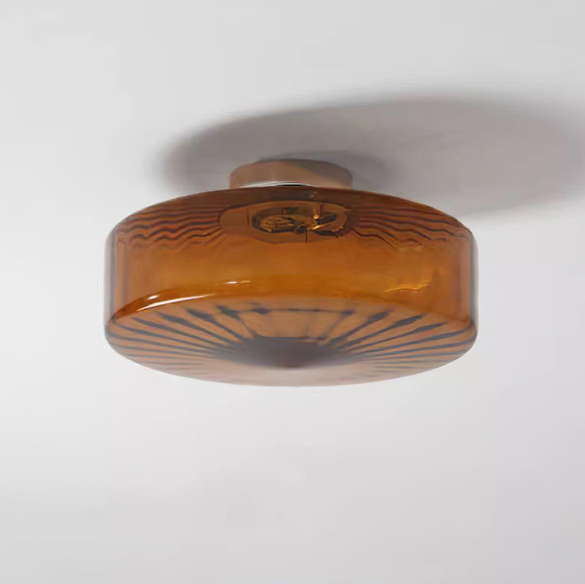 June Amber Glass Ceiling Light - Neutralighting