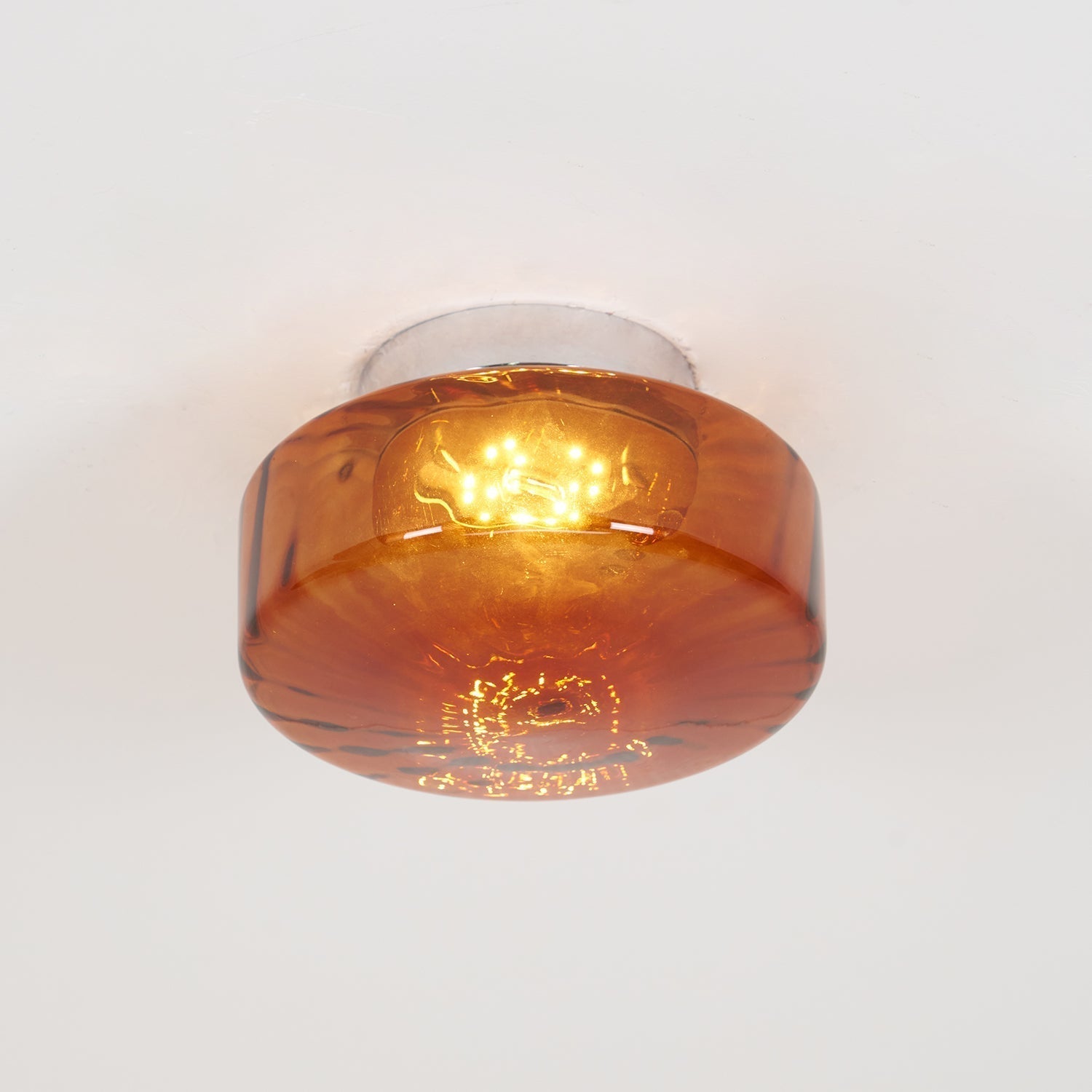 June Amber Glass Ceiling Light - Neutralighting