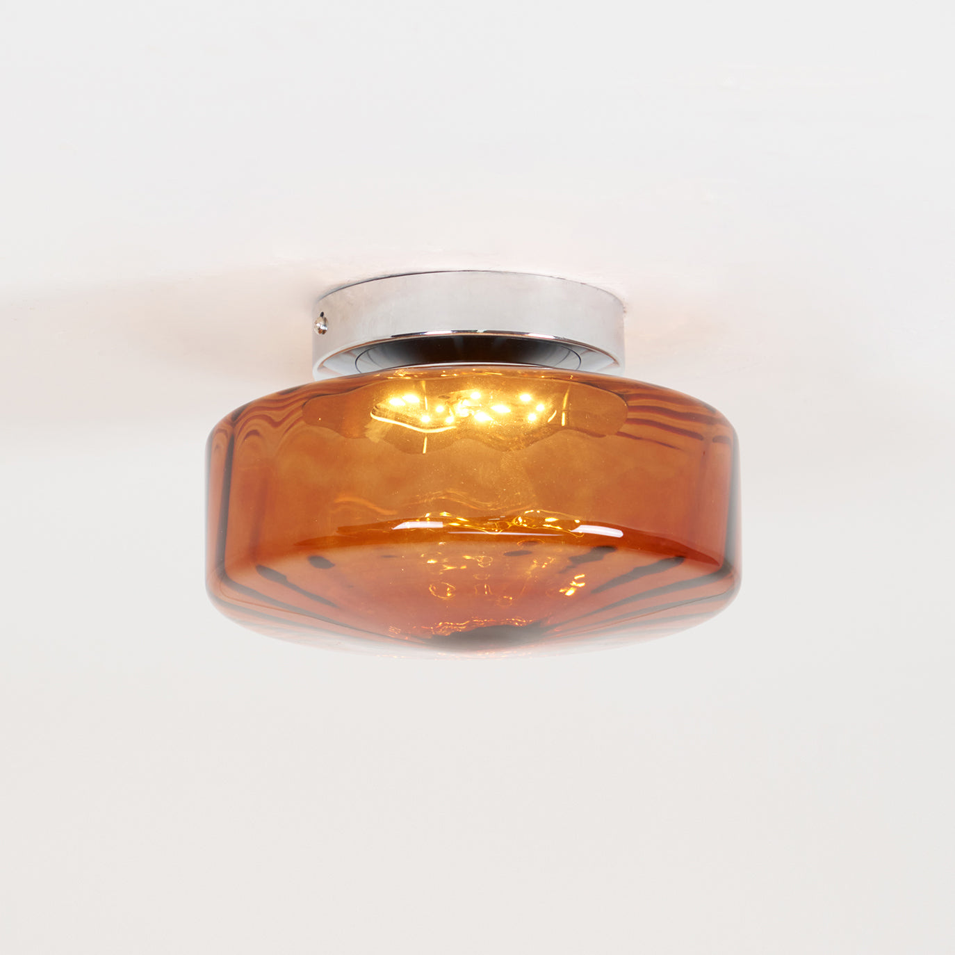 June Amber Glass Ceiling Light - Neutralighting