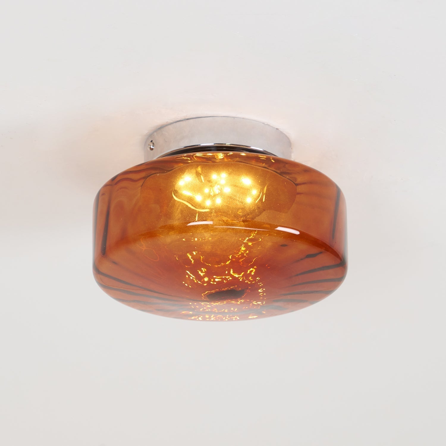 June Amber Glass Ceiling Light - Neutralighting