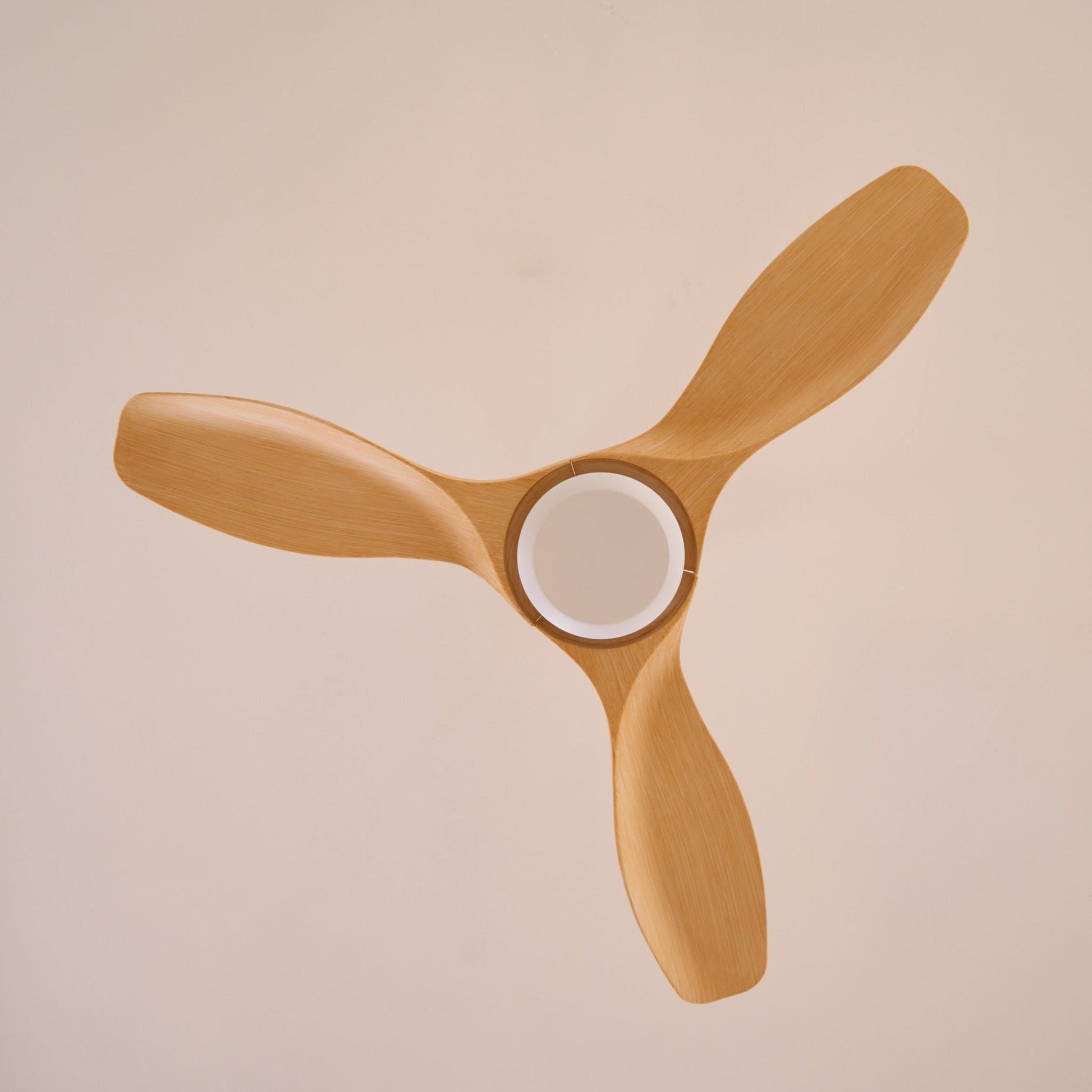 Meren Minimalist Wood Ceiling Fan Light-Neutral Decor