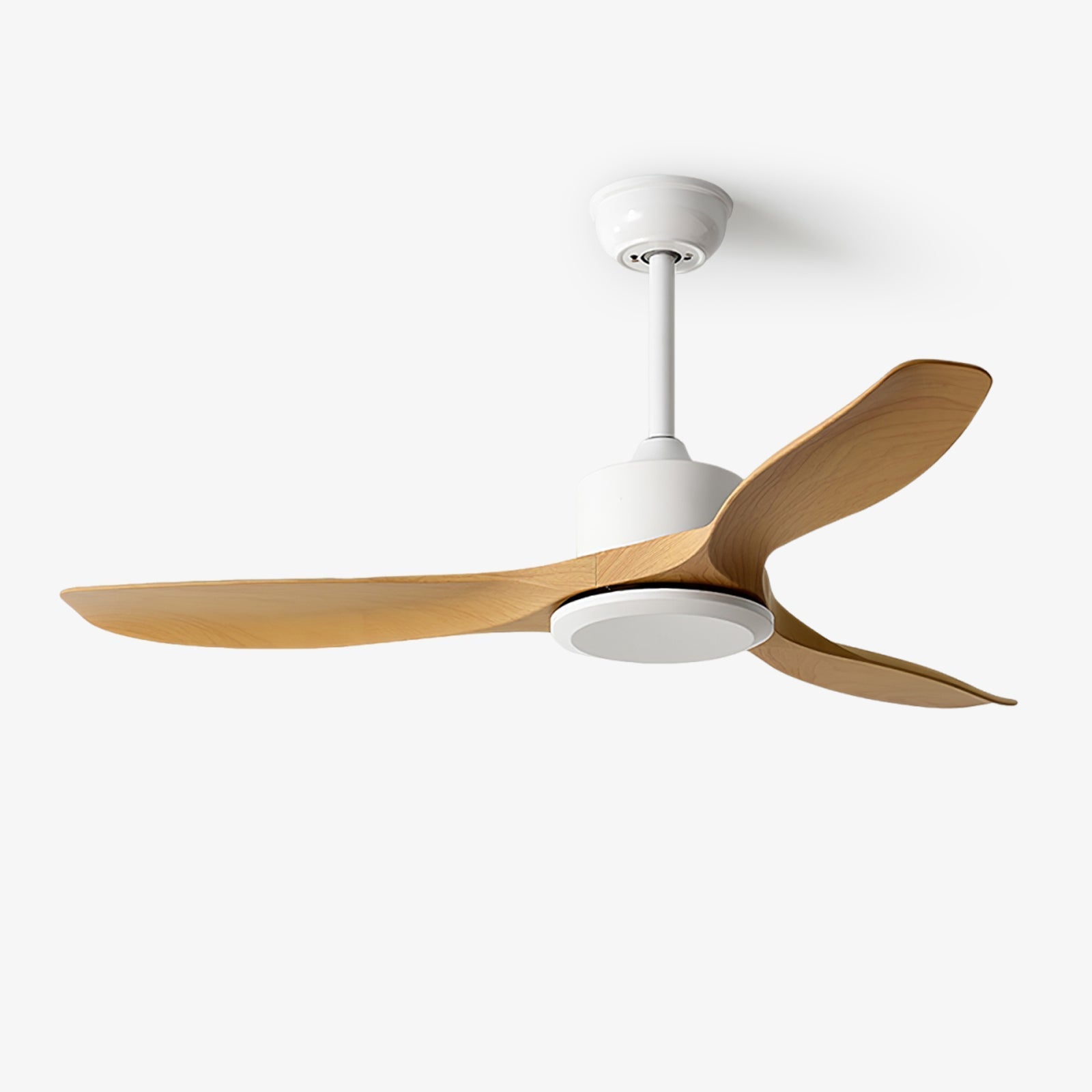 Meren Minimalist Wood Ceiling Fan Light-Neutral Decor