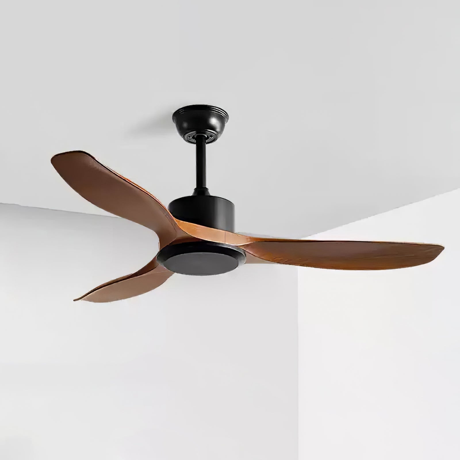 Meren Minimalist Wood Ceiling Fan Light-Neutral Decor